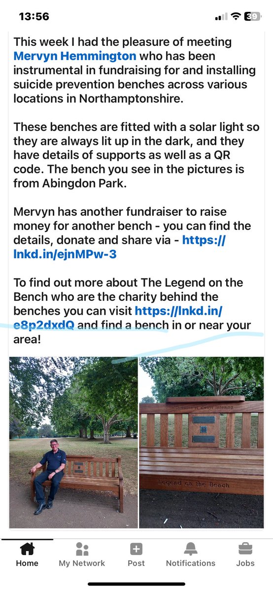 Merv Hemmington (@hemmingtonmerv) on Twitter photo So nice when you get the full support from the council. Fully embracing what we’re all trying to do for <a href="/Legend_on_Bench/">Legend-On-The-Bench</a> So nice when you get the full support from the council. Fully embracing what we’re all trying to do for <a href="/Legend_on_Bench/">Legend-On-The-Bench</a>