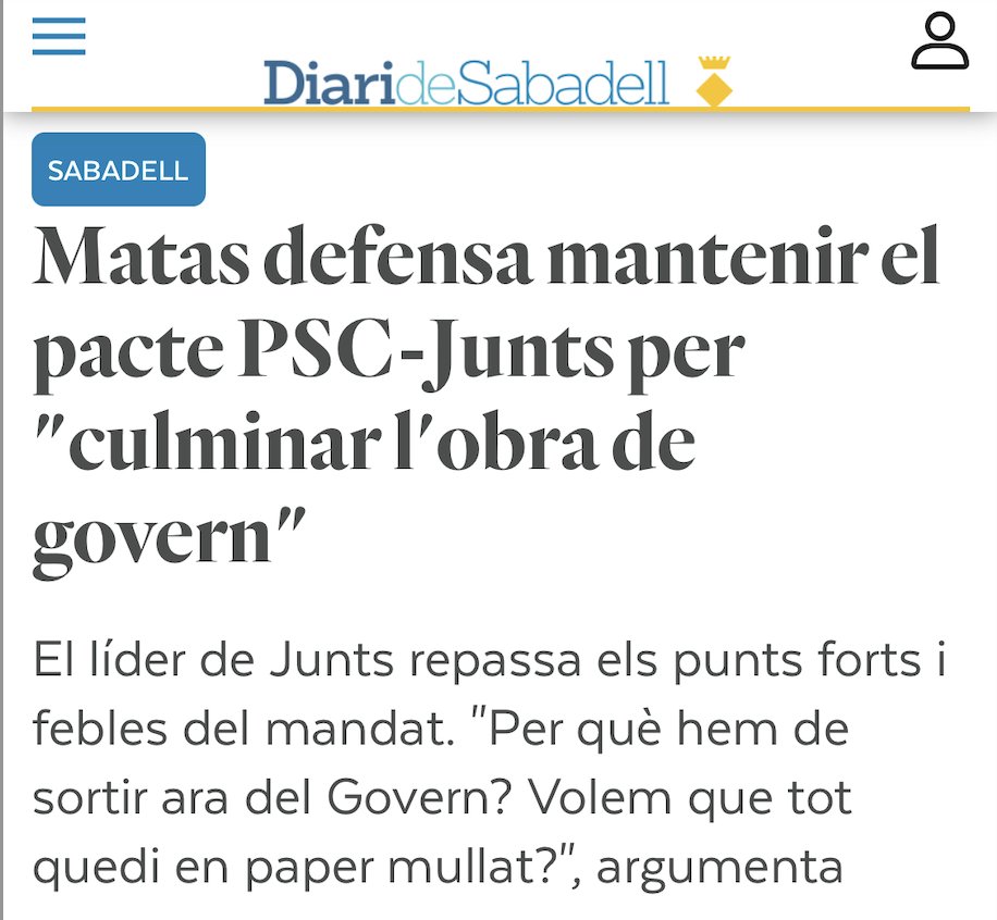 Junts per Sabadell🎗️ tweet media