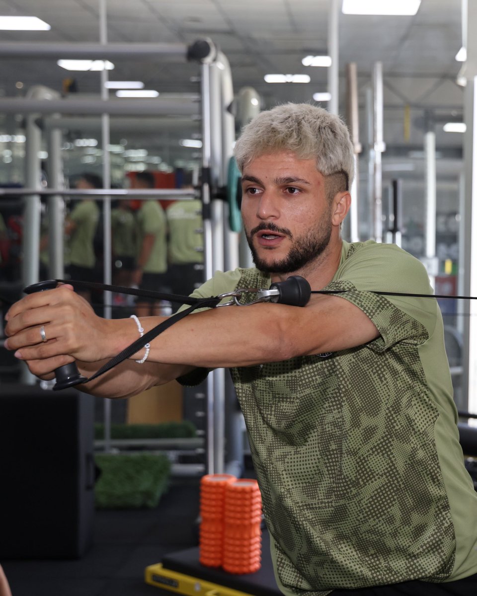 🟢🟠 Takımımız günü çift antrenmanla tamamladı.