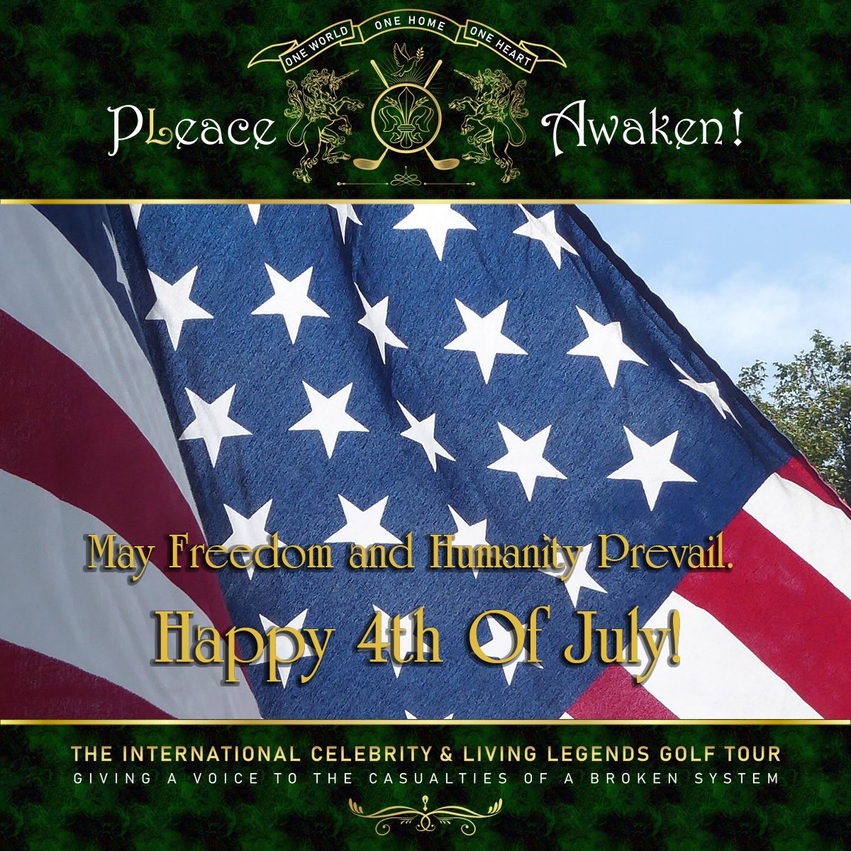 PLeace Awaken Celebrity & Living Legends Golf Tour tweet media