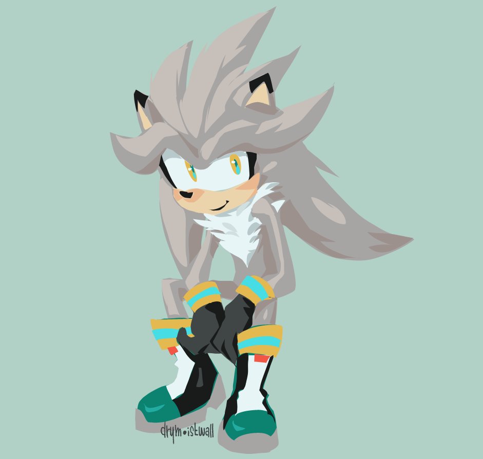 drymoistwall's tweet image. I took some nice pics while on vacation and picked a few to draw Sonic in...currently a work in progress!

In the meantime, here&apos;s an old doodle of Silver⏱️
