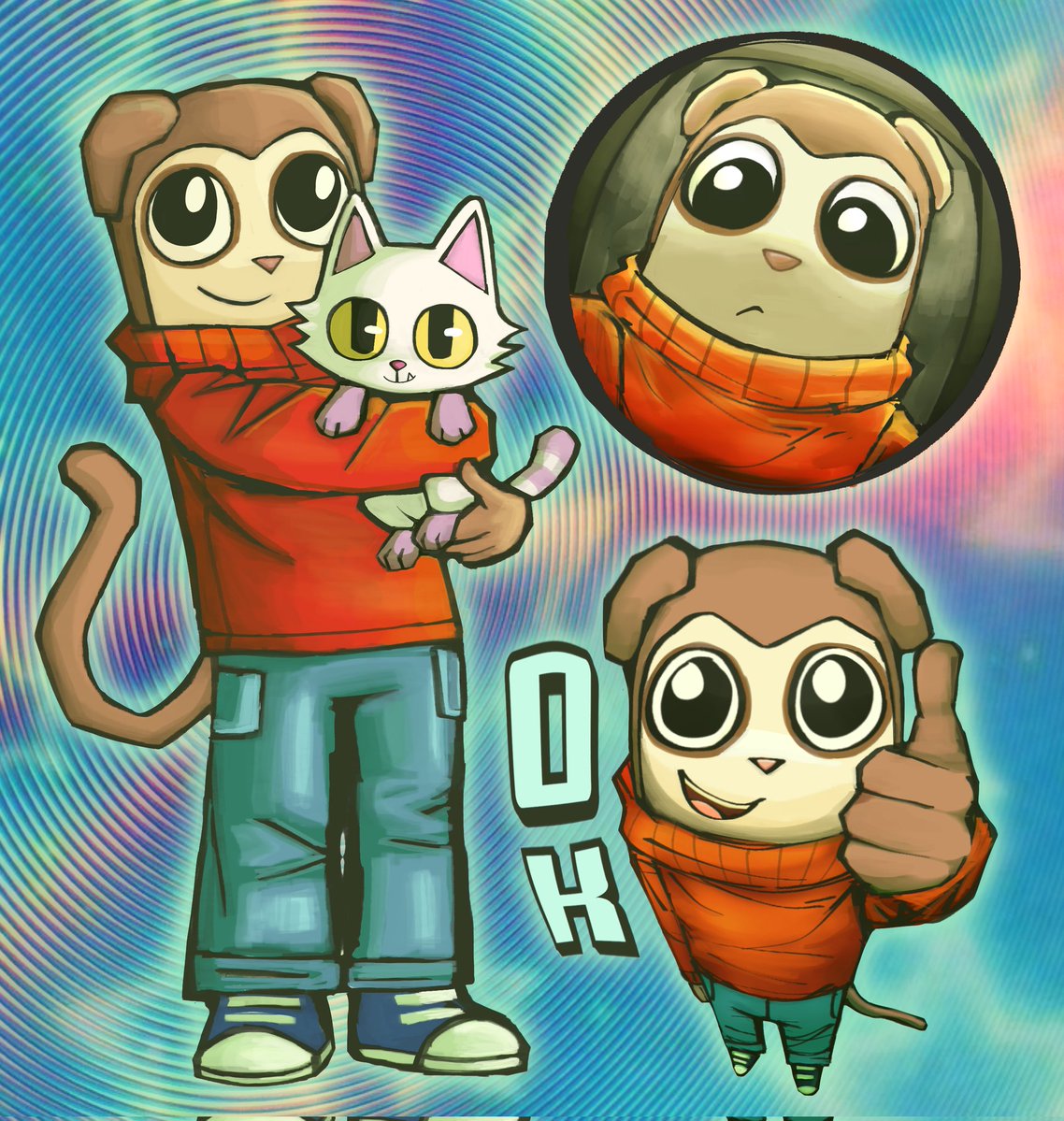 absystmp's tweet image. Monkey n&apos; nugget #maxdesignpro #twiddlefinger