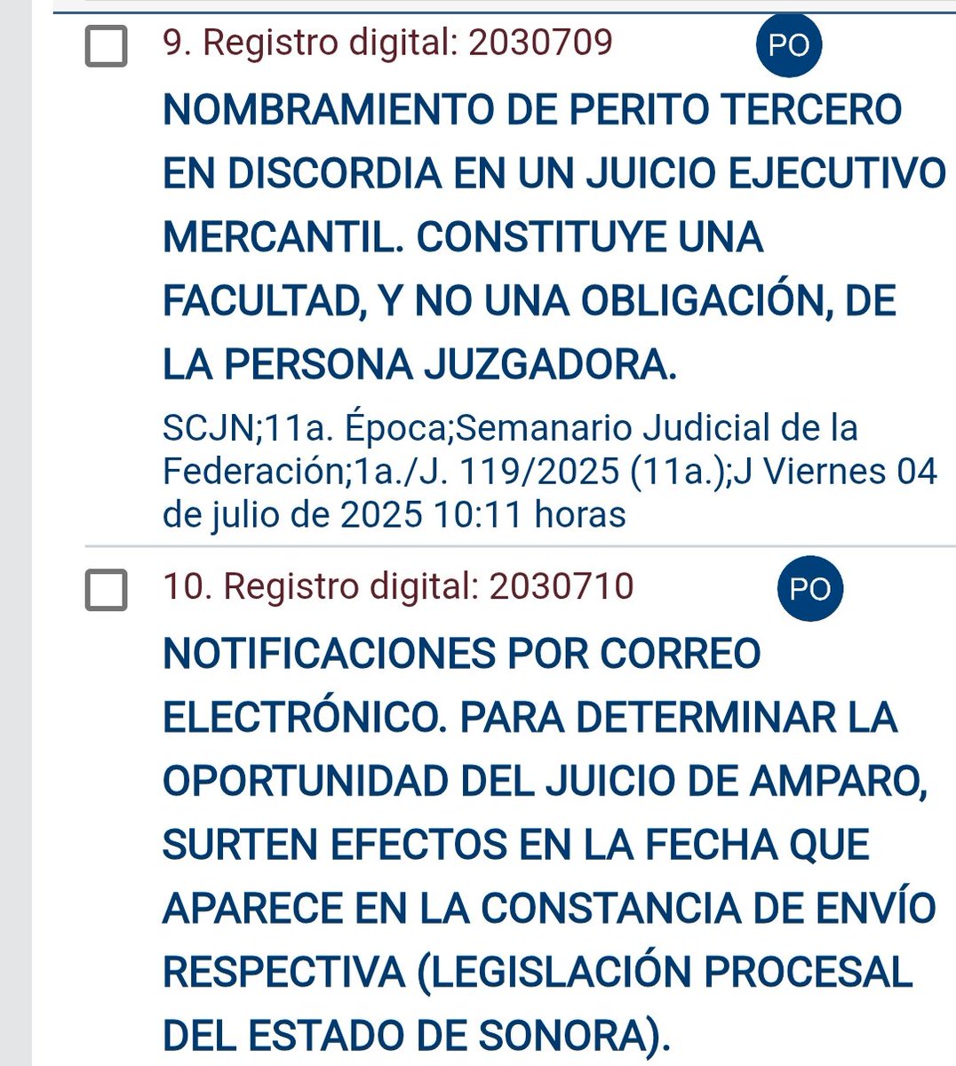 En lo que esperamos los resultados de la negociación ¿Ya se fijaron que en el Semanario Judicial de la Federación salieron Tesis y Jurisprudencias interesantes? Se sigue fortaleciendo el derecho de daños entre otras cosas.
Corran, corran a leerlas.