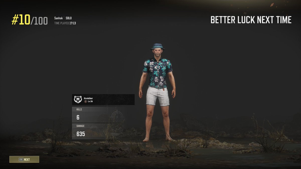 itsvisher's tweet photo. My career best after playing for almost a year 😂

#PUBG #Steam #GamerLife #PCGames https://t.co/FL6Bd1YX9I
