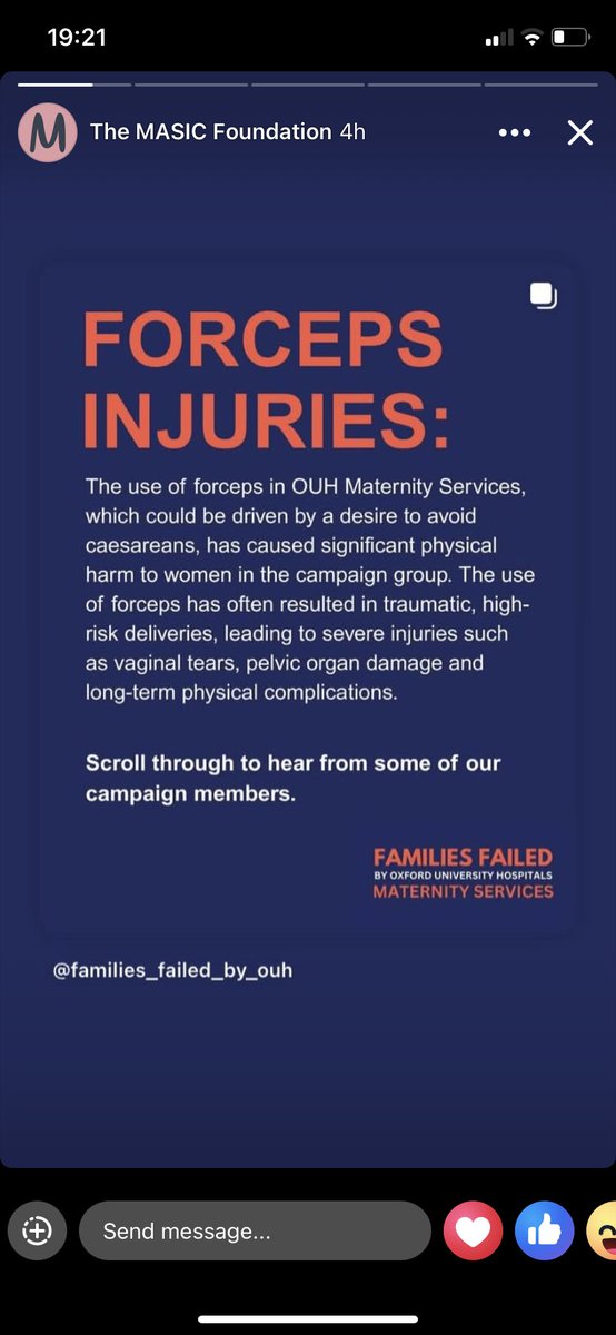 Rebecca Matthews (@rmatthewspsych) on Twitter photo Huge thank you to <a href="/masic_uk/">The MASIC Foundation</a> for sharing the Families Failed by #OxfordUniversityHospitals Maternity Services campaign in your FB story ā¤ļø. As a campaign we care so passionately about advocating for the preventable harm caused to women & babies. #MaternityScandal Huge thank you to <a href="/masic_uk/">The MASIC Foundation</a> for sharing the Families Failed by #OxfordUniversityHospitals Maternity Services campaign in your FB story ā¤ļø. As a campaign we care so passionately about advocating for the preventable harm caused to women & babies. #MaternityScandal
