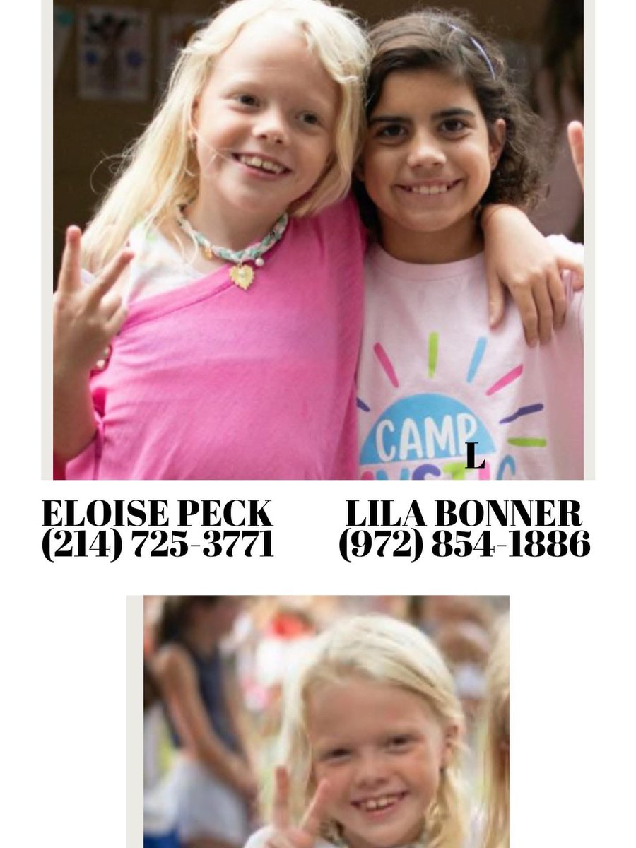 Y’all be praying for the two little girls who were swept away in the Guadalupe River flood. Their cabin at Camp Mystic was hit by the flood waters, and these two girls are unaccounted for. 😭

As of an hour ago, their families are saying they are still missing and reports that
