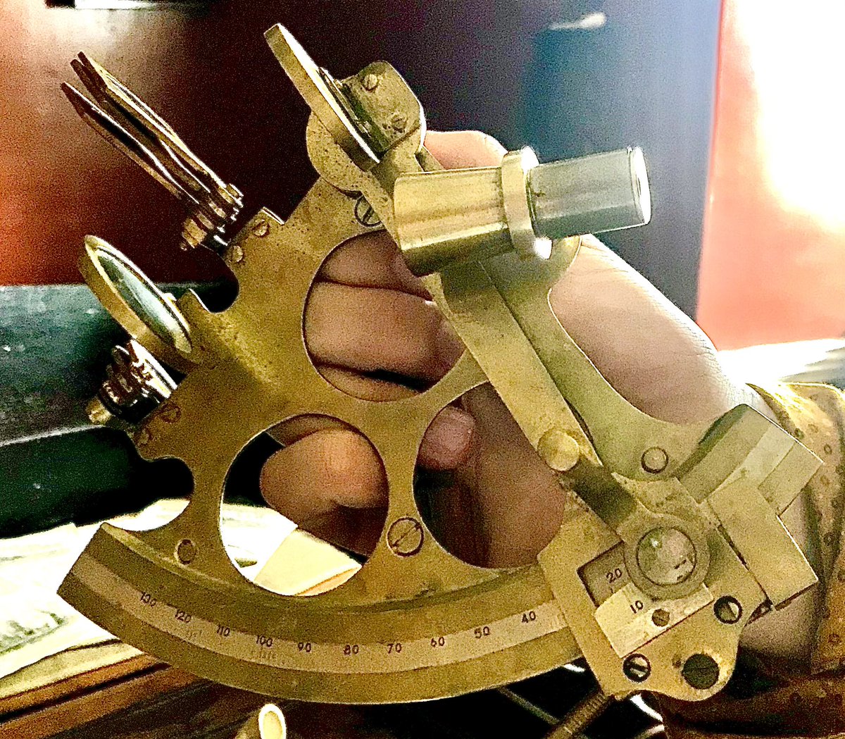 chickyblue1's tweet image. Antique Brass Nautical\Navigational  Sexton tool.
