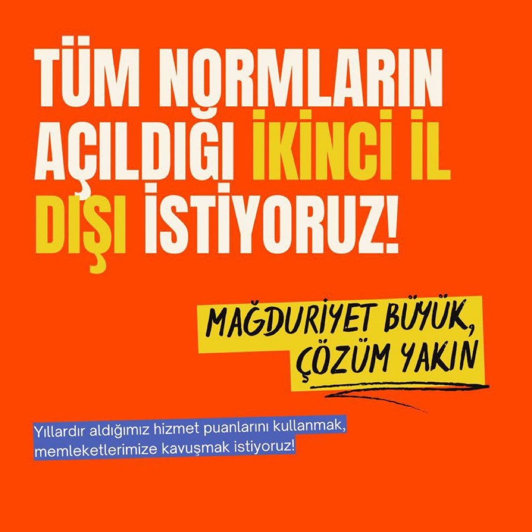 #Mebikinciİldışıhaktır
<a href="/Yusuf__Tekin/">Yusuf Tekin</a> <a href="/tcmeb/">Millî Eğitim Bakanlığı</a> <a href="/mebpgm/">Personel Genel Müdürlüğü</a> <a href="/EgitimBirSen/">Eğitim-Bir-Sen</a> <a href="/egitimis/">Eğitim-İş</a> <a href="/HurEgitimSen/">Hürriyetçi Eğitim Sen Genel Merkezi</a> <a href="/cftcblnt/">Bülent ÇİFTCİ</a> <a href="/farukyelkenci/">Ömer Faruk Yelkenci</a> <a href="/cuneytiltus/">Cüneyt İltuş</a> <a href="/edipuzen/">Edip Üzen</a> <a href="/Yasingrms0/">Yasin Görmüş</a>