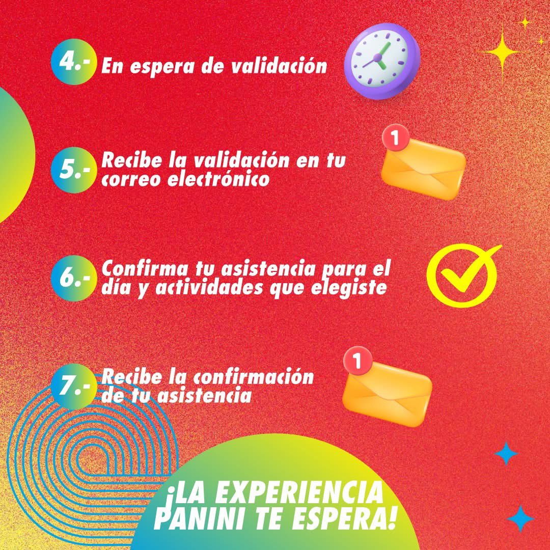 Hazlo oficial. 🚀⚡
Sigue los pasos, regístrate y prepárate para algo grande.
La Experiencia Panini te espera.

📲 paninilaexperiencia.com

#LaExperienciaPanini