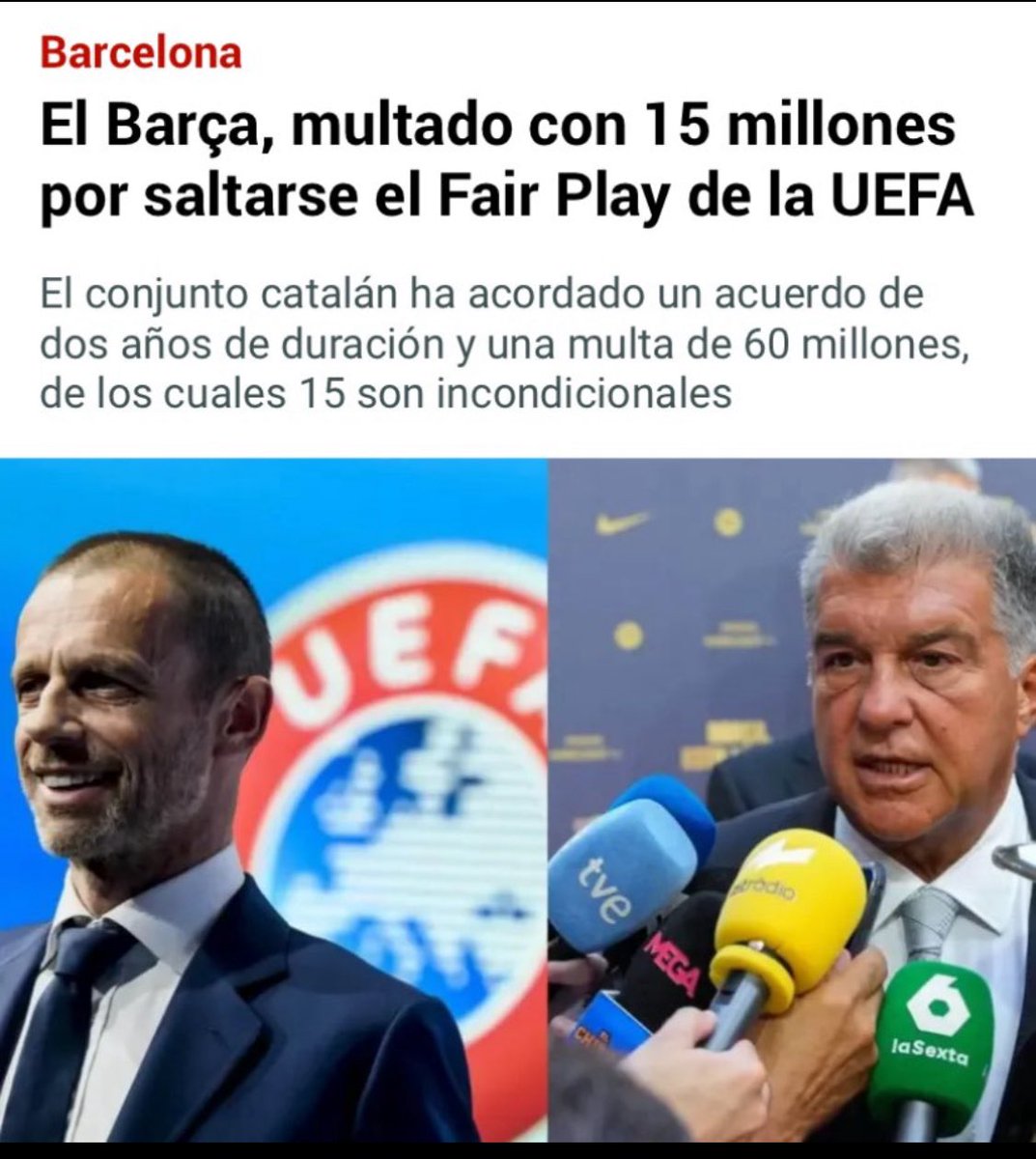 modjopirrys's tweet photo. Se le está quedando al #FcPalancas un fin de semana pletórico!! 

Enhorabuena a Juan Lapuerta por su gestión impoluta del club. 

#NicoWilliams2035 #Negreira #fairplayFinanciero #Laporta #Barca https://t.co/uzZcAtIyyA