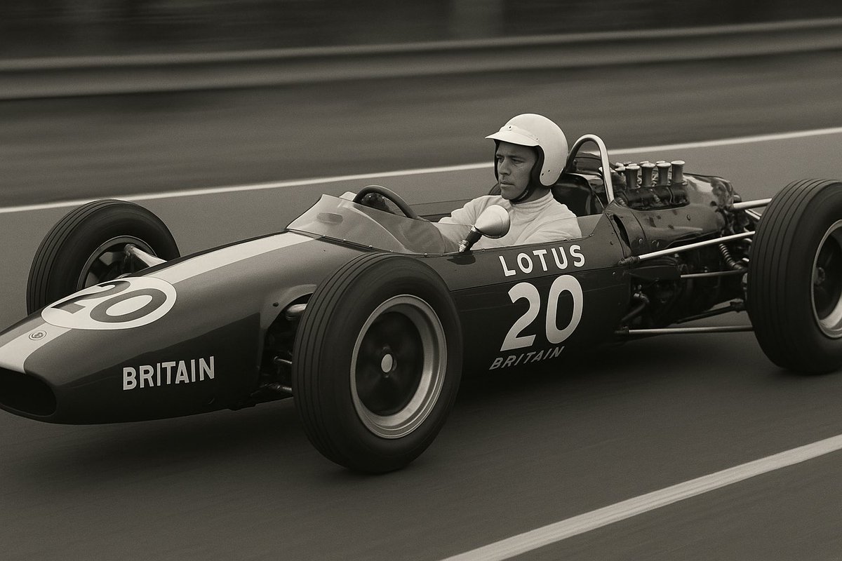 #JimClark  
#LotusF1  
#TeamLotus  
#Formula1Legend  
#F1History  
#RacingIcon  
#ScottishDriver  
#F1Champion