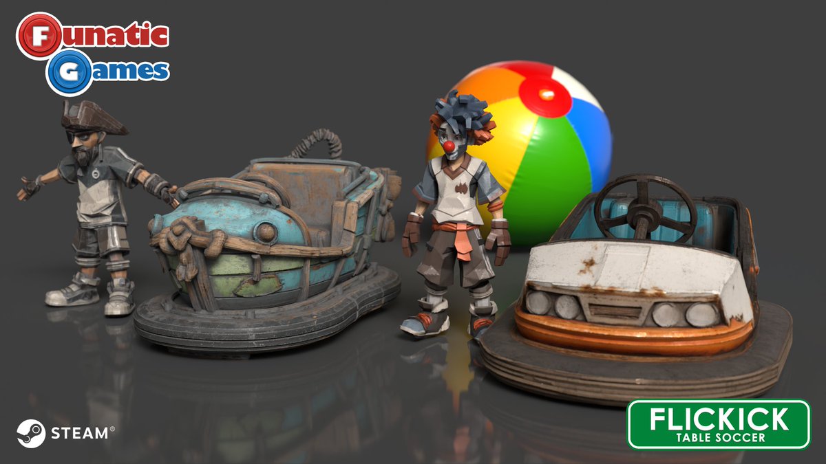 Funatic_Games's tweet photo. FlicKick Table Soccer will also include mini-games using the themed characters from the game. 

https://t.co/0hNO9fldWL

#unity #indiegame #indiegamedev #gamedevelopment #unitygames #gamedev #ai #chatgpt #videogame #indiegames #tablesoccer #tablefootball #subbuteo https://t.co/p7bLnHBuI3