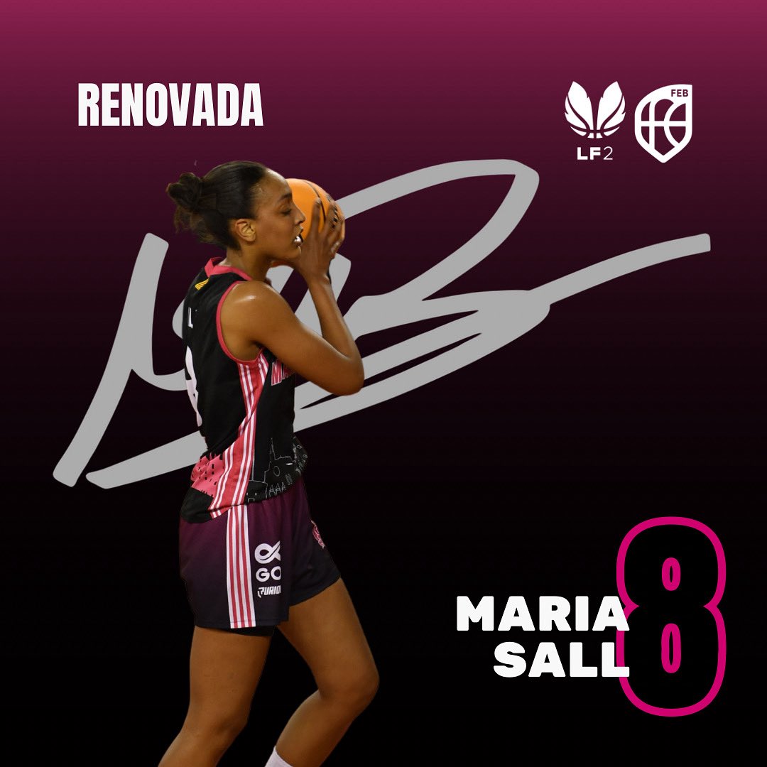 ✍🏻 RENOVADA I Maria Sall, renova com a jugadora del Sènior A que competirà a LF2!

#JuguemJuntes #ManresaCBF #LF2