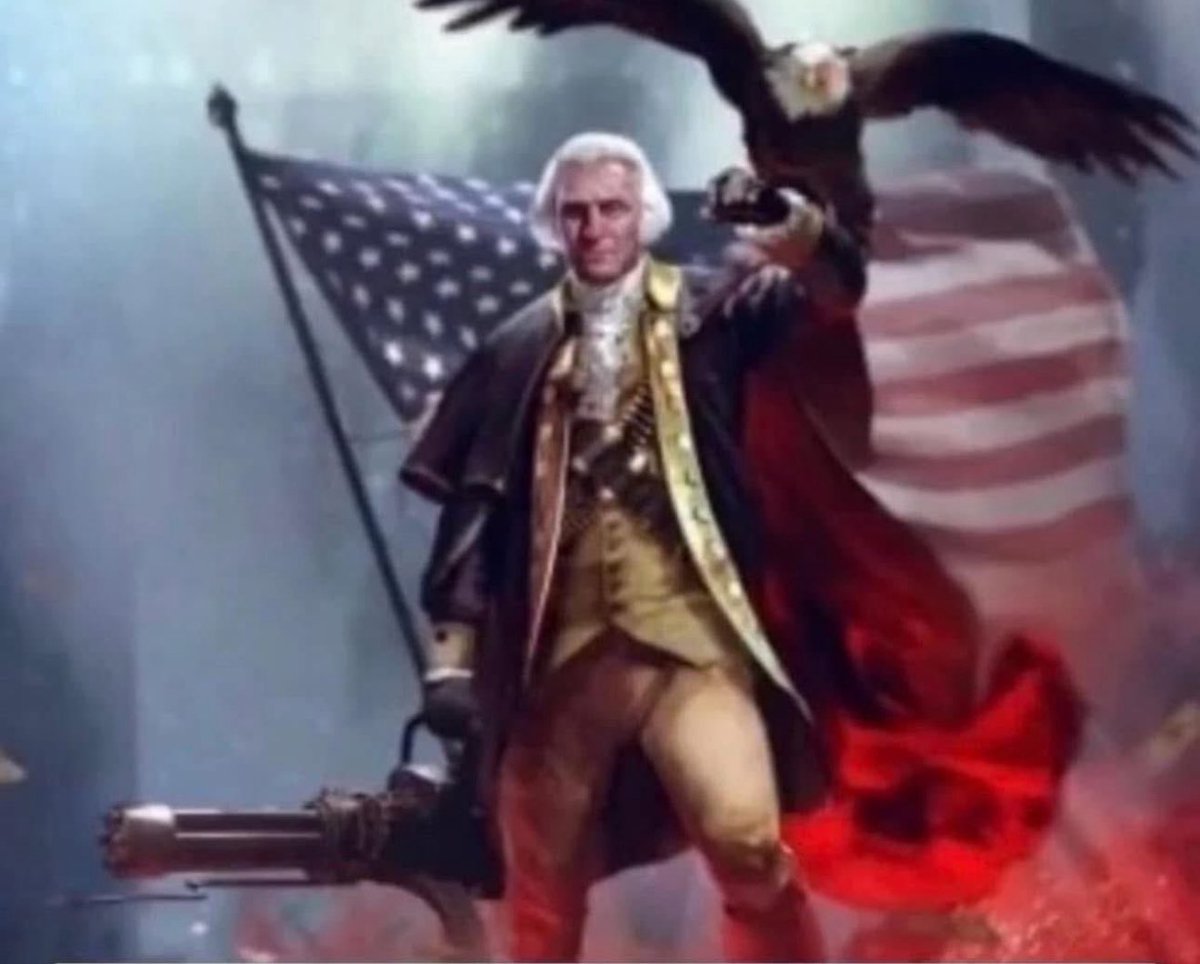 RealPDT's tweet image. Take a moment to enjoy this amazing archived photograph of George Washington on December 26th, 1776 immediately after crossing the Delaware.  Happy Independence Day, fellow Americans!