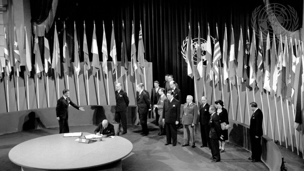 ONU Brasil (@onubrasil) on Twitter photo “NĂłs, os Povos das Nações Unidas”Â
🎂 Vamos celebrar os 80 anos da Carta da ONU com a <a href="/ONUBrasil/">ONU Brasil</a>!
➡️ Confira um artigo de junho de 1947 sobre a histĂłria da fundação das <a href="/NacoesUnidas/">Nações Unidas</a>: bit.ly/CartaDaONU-80a…Â
#ONU80 #NossaHistĂłria #NossoFuturo “NĂłs, os Povos das Nações Unidas”Â
🎂 Vamos celebrar os 80 anos da Carta da ONU com a <a href="/ONUBrasil/">ONU Brasil</a>!
➡️ Confira um artigo de junho de 1947 sobre a histĂłria da fundação das <a href="/NacoesUnidas/">Nações Unidas</a>: bit.ly/CartaDaONU-80a…Â
#ONU80 #NossaHistĂłria #NossoFuturo