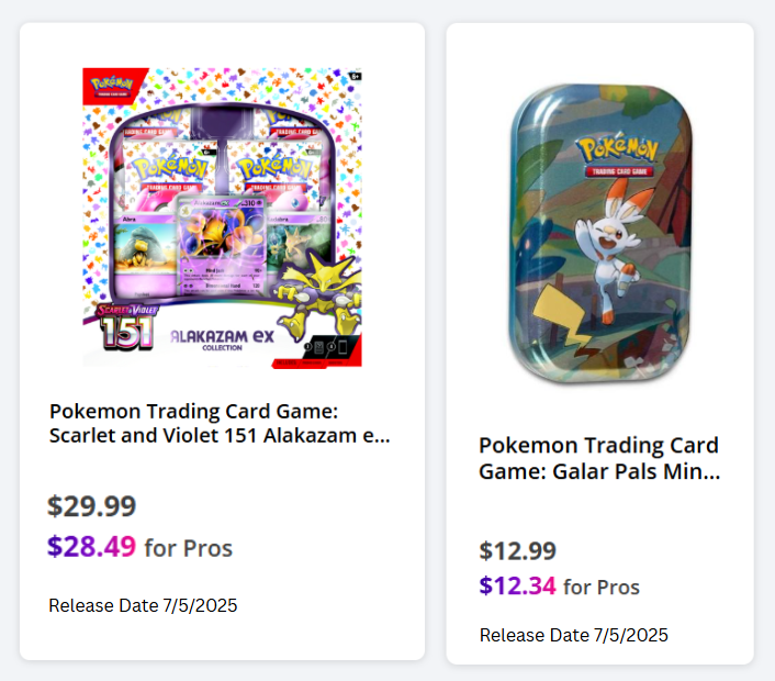 Pokemon 151 Alakazam ex Box and Galar Pals Mini Tins are In-Store Today at GameStop! Let us know if you had any luck! #Pokemon #PokemonTCG Pokemon 151 Alakazam ex Box and Galar Pals Mini Tins are In-Store Today at GameStop! Let us know if you had any luck! #Pokemon #PokemonTCG