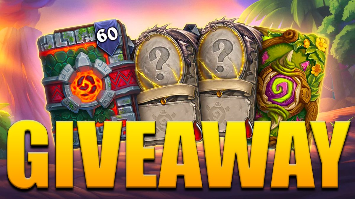 🐵 Funki Monki 🐵 (@funkimonkihs) on Twitter photo Giving away 2 standard bundles for the new The Lost City of Un'Goro expansion courtesy of <a href="/PlayHearthstone/">Hearthstone</a> !
To enter:
✅Like + repost this
✅Follow me <a href="/FunkiMonkiHS/">🐵 Funki Monki 🐵</a>
✅Sub to the YouTube: youtube.com/funkimonki
Winners will be drawn July 6! Good luck! Giving away 2 standard bundles for the new The Lost City of Un'Goro expansion courtesy of <a href="/PlayHearthstone/">Hearthstone</a> !
To enter:
✅Like + repost this
✅Follow me <a href="/FunkiMonkiHS/">🐵 Funki Monki 🐵</a>
✅Sub to the YouTube: youtube.com/funkimonki
Winners will be drawn July 6! Good luck!