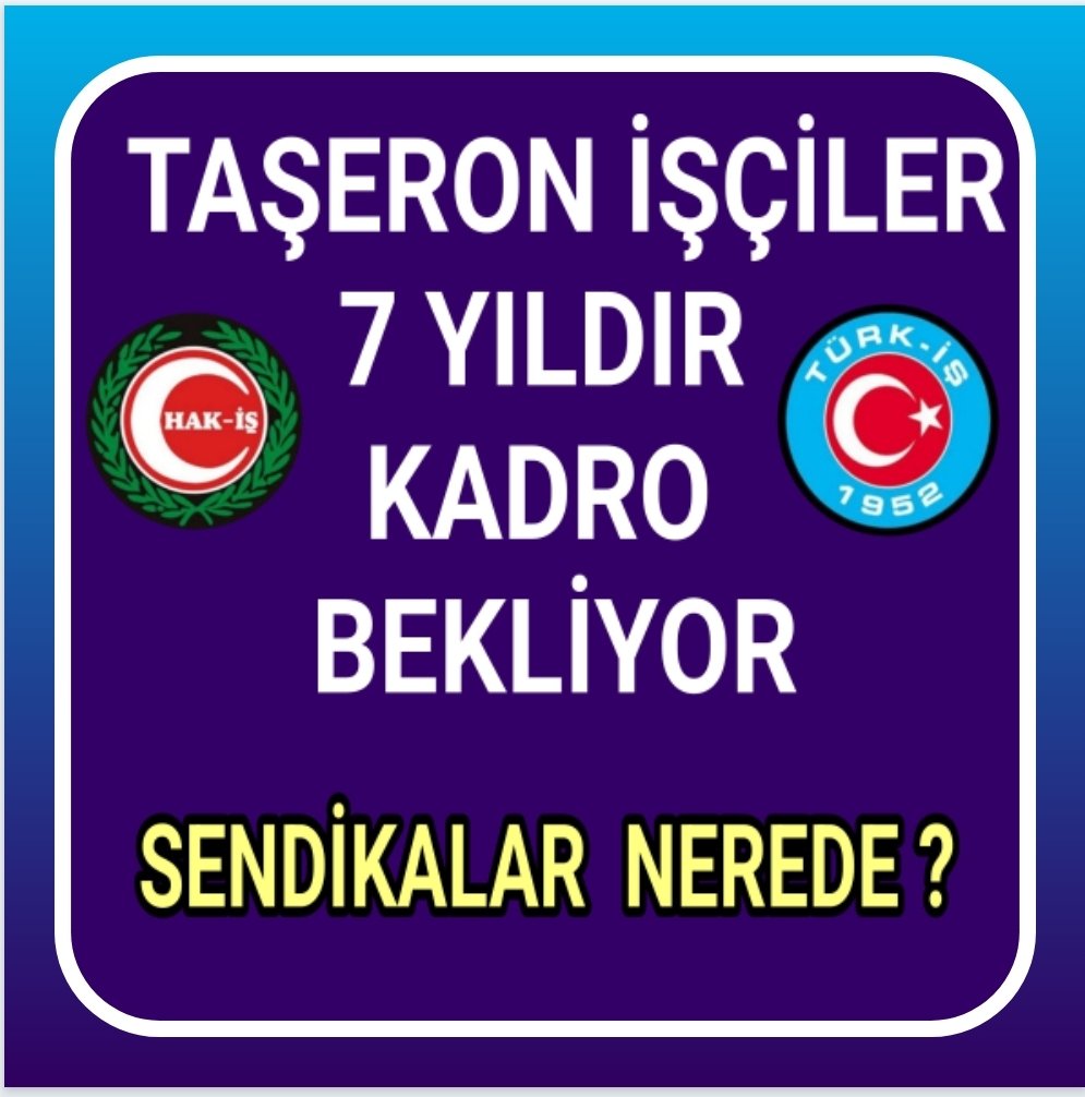 #işçihakkınıistiyor
Daha Ne Kadar anlatabilirler Mağduriyetlerini
Hakları yeniyor‼️
Gelecekleri yok olup gidiyor ‼️
Saldırı Mobinng Baskı Herşey Var ‼️
Bu haksızlığa Bı son Verilmeli Daha Çok Canlar Yanmadan ‼️
<a href="/devletsert/">Devlet Sert</a>
<a href="/erbakanfatih/">Dr. Fatih Erbakan</a> <a href="/RTErdogan/">Recep Tayyip Erdoğan</a> <a href="/isikhanvedat/">Prof. Dr. Vedat Işıkhan</a> <a href="/csgbakanligi/">T.C. Çalışma ve Sosyal Güvenlik Bakanlığı</a>