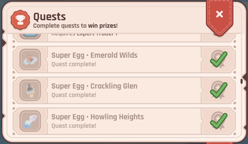 icxy_cookies012's tweet image. Uh could anyone explain to me why I apparently finished these quests for super eggs, though I didn&apos;t get any badges for them and did not receive any of the avatar items as well? Please help! #TheHatch #ROBLOX #RobloxTheHatch