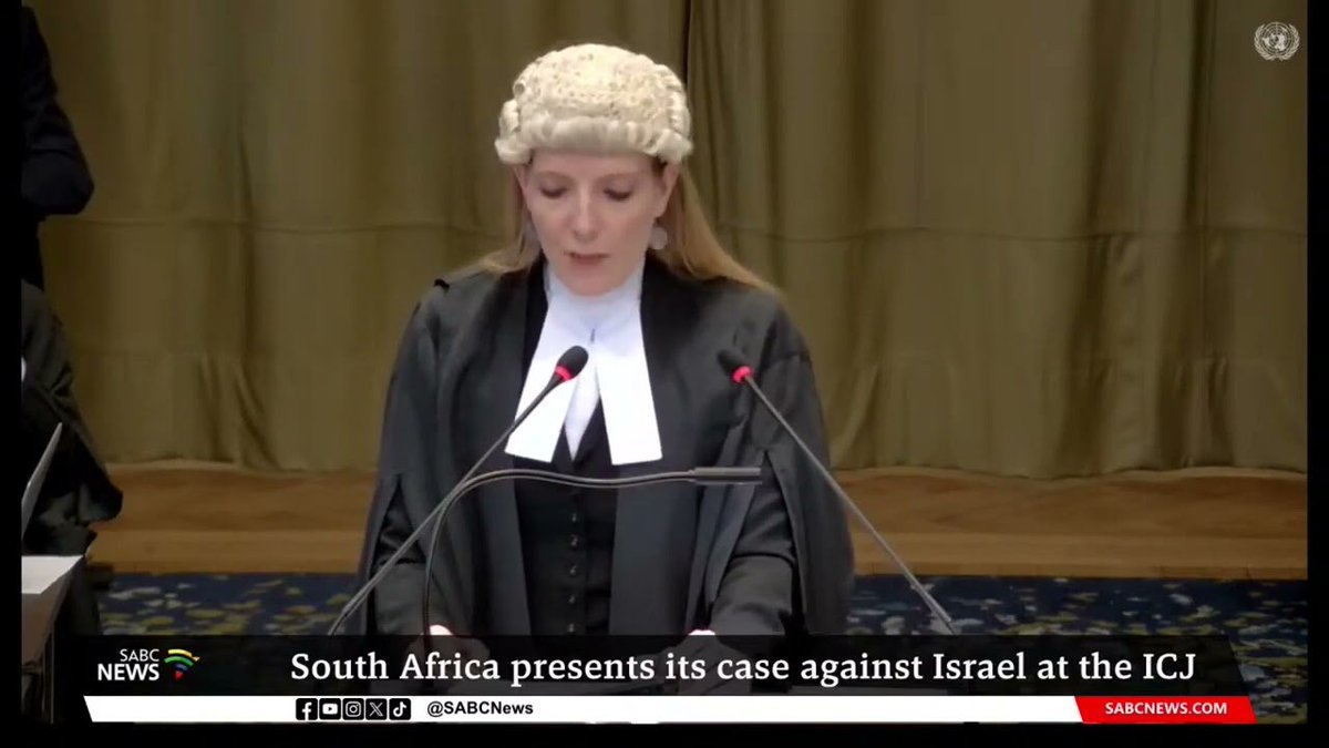Irish lawyer Blinne Ní Ghrálaigh KC, who you've all seen laying out South Africa and Palestine's case at the ICJ, is in court today as well on behalf of Palestine Action, arguing against the proscription