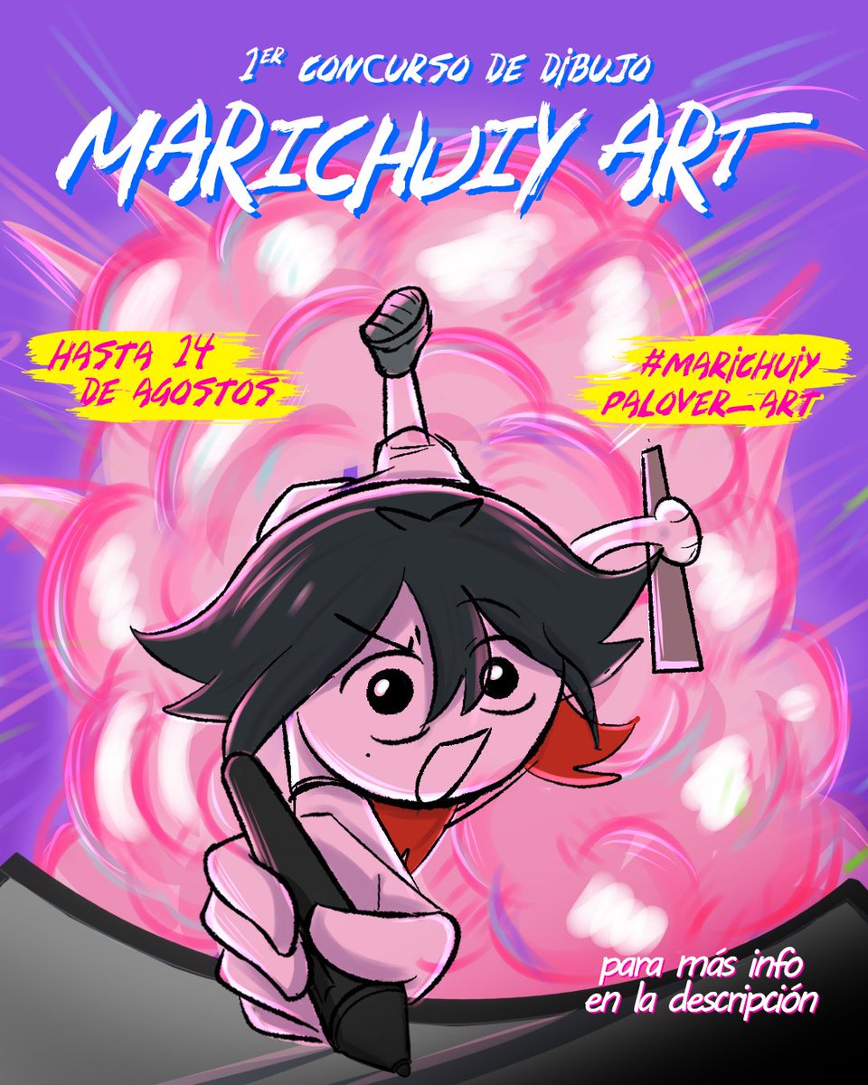 mari_chuiy's tweet image. EL CONCURSO DE DIBUJO "MARICHUIY ART"
por primera vez vamos a hacer un concurso de dibujo, va hacer algo chill , tranqui y para divertirnos, espero que lo disfruten y se diviertan un monto
PARA PARTICIPAR usen el #marichuiypalover_art y etiquétenme WIIII
#art