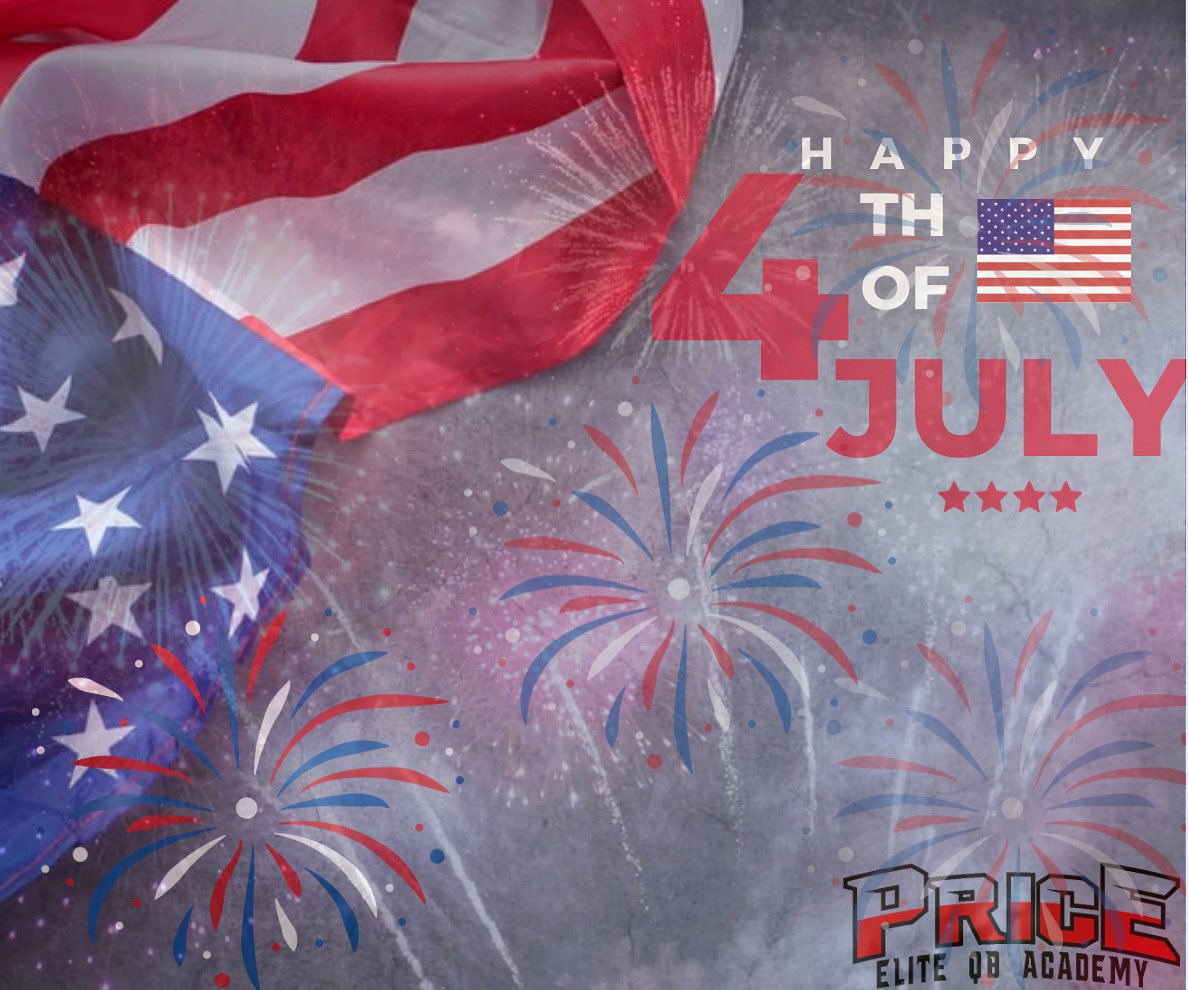 dprice_qb17's tweet image. Happy 4th Of July from the P.E.Q.A. Family I pray and wish everyone have a safe and successful day with family‼️ #PEQA #4thofjuly