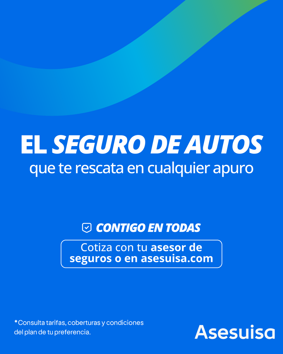 ¿Eres una asegur-hada? 🧚🏻 Con tu Seguro de Autos te vas a sentir más rescat-hada que nunca. ✨

Conoce todas las coberturas y asistencias que recibes con tu plan Full Extras en asesuisa.com 📲 o ingresando a: bit.ly/4iUXNSm

#Asesuisa #ContigoEnTodas #Julio
