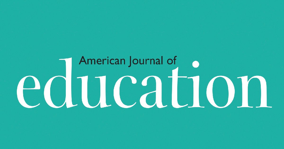 "Can school communities broadly, and gentrifying schools specifically, undermine white spaces, and if so, how?" This article from the American Journal of Education studies how a community challenged a gentrifying trend in a NYC school. Read here: ow.ly/s0zn50WhwTZ <a href="/AJEForum/">AJE Forum</a>