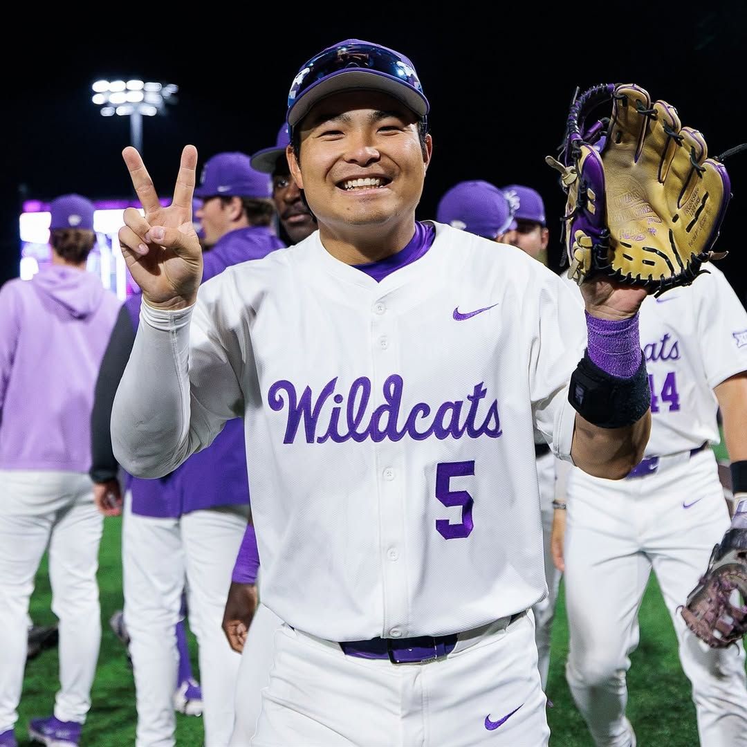 D1Baseball (@d1baseball) on Twitter photo "A 5-foot-8 ball of energy, Inoue is my kind of guy — a stocky little catalyst whose enthusiasm for the game is contagious."
Congrats to <a href="/KStateBSB/">K-State Baseball</a> second baseman <a href="/Shintaro0618_11/">Shintaro Inoue🇯🇵</a> on making <a href="/aaronfitt/">Aaron Fitt</a>'s All-Fitt Team! "A 5-foot-8 ball of energy, Inoue is my kind of guy — a stocky little catalyst whose enthusiasm for the game is contagious."
Congrats to <a href="/KStateBSB/">K-State Baseball</a> second baseman <a href="/Shintaro0618_11/">Shintaro Inoue🇯🇵</a> on making <a href="/aaronfitt/">Aaron Fitt</a>'s All-Fitt Team!