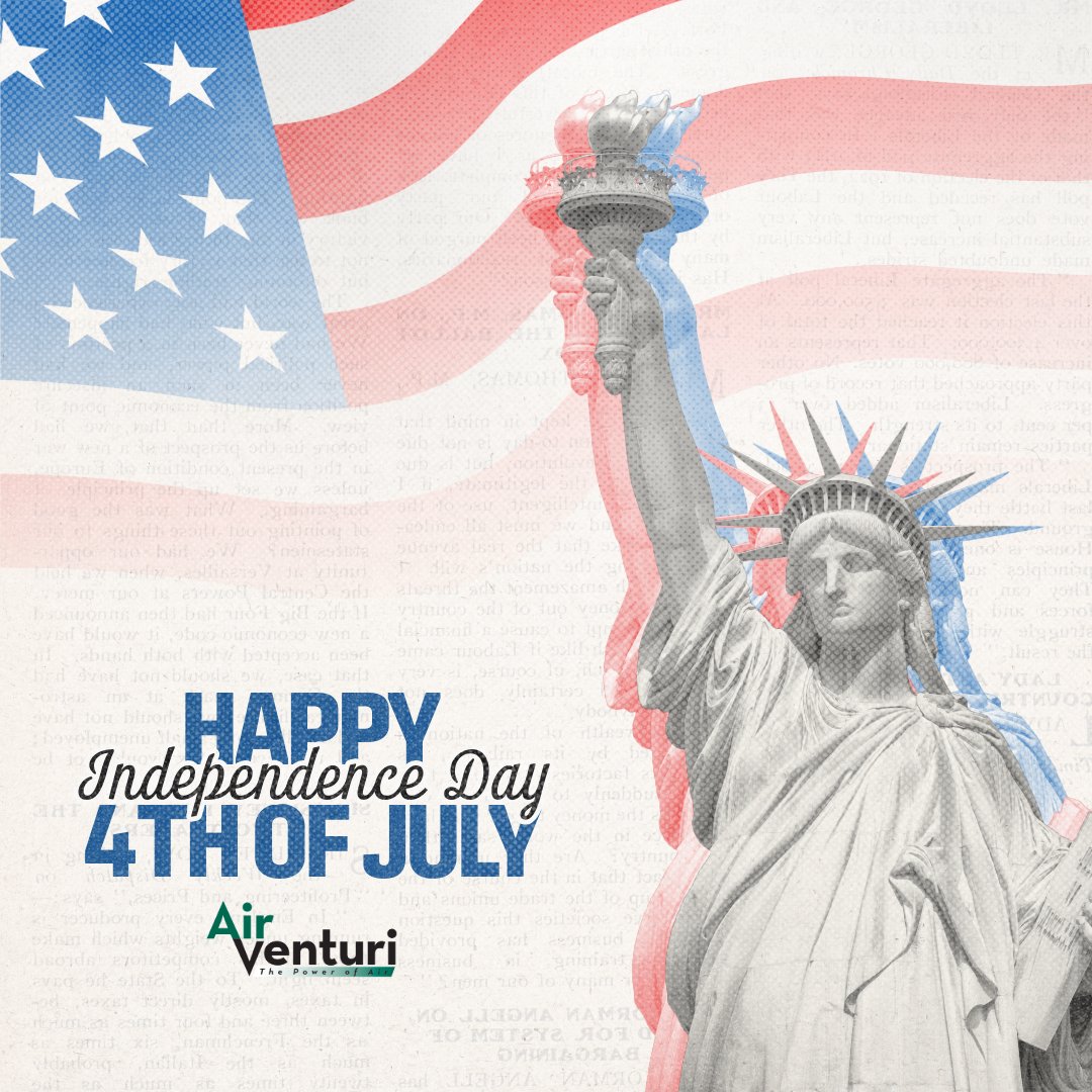 Have a happy and safe Fourth of July from all of us at Air Venturi!
#FourthofJuly #IndependenceDay #4thOfJuly