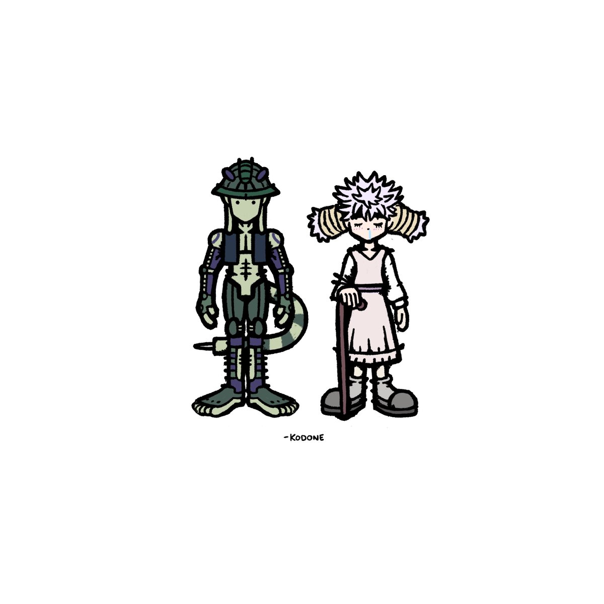 kodone's tweet photo. meruem komugi #HxH https://t.co/zu8qfre8d9