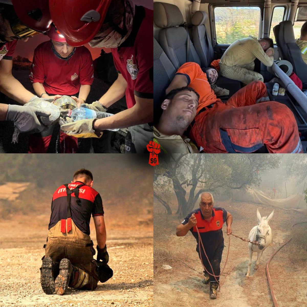 Bu ülke, sizin gibi insanların omuzlarında duruyor.

Emekleriniz, alın teriniz, cesaretiniz unutulmayacak.

Minnettarız.