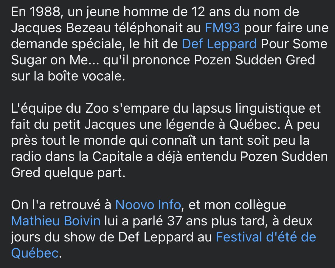 JS_Bui's tweet image. À ne pas manquer ce soir à @NoovoInfo, un personnage légendaire de la radio de Québec nous donne des nouvelles 🎧