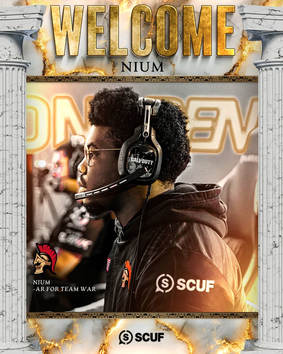 Team WaR (@officialteamwar) on Twitter photo New firepower added and ready to make a statement. 🤫
We’re excited to welcome <a href="/NiumFPS/">nium</a> to the squad as he gets his first shot to showcase his talents against the pros in the <a href="/CODLeague/">Call of Duty League</a>!
<a href="/EWC_EN/">Esports World Cup</a>, we are #ReadyForWaR ⚔️ New firepower added and ready to make a statement. 🤫
We’re excited to welcome <a href="/NiumFPS/">nium</a> to the squad as he gets his first shot to showcase his talents against the pros in the <a href="/CODLeague/">Call of Duty League</a>!
<a href="/EWC_EN/">Esports World Cup</a>, we are #ReadyForWaR ⚔️
