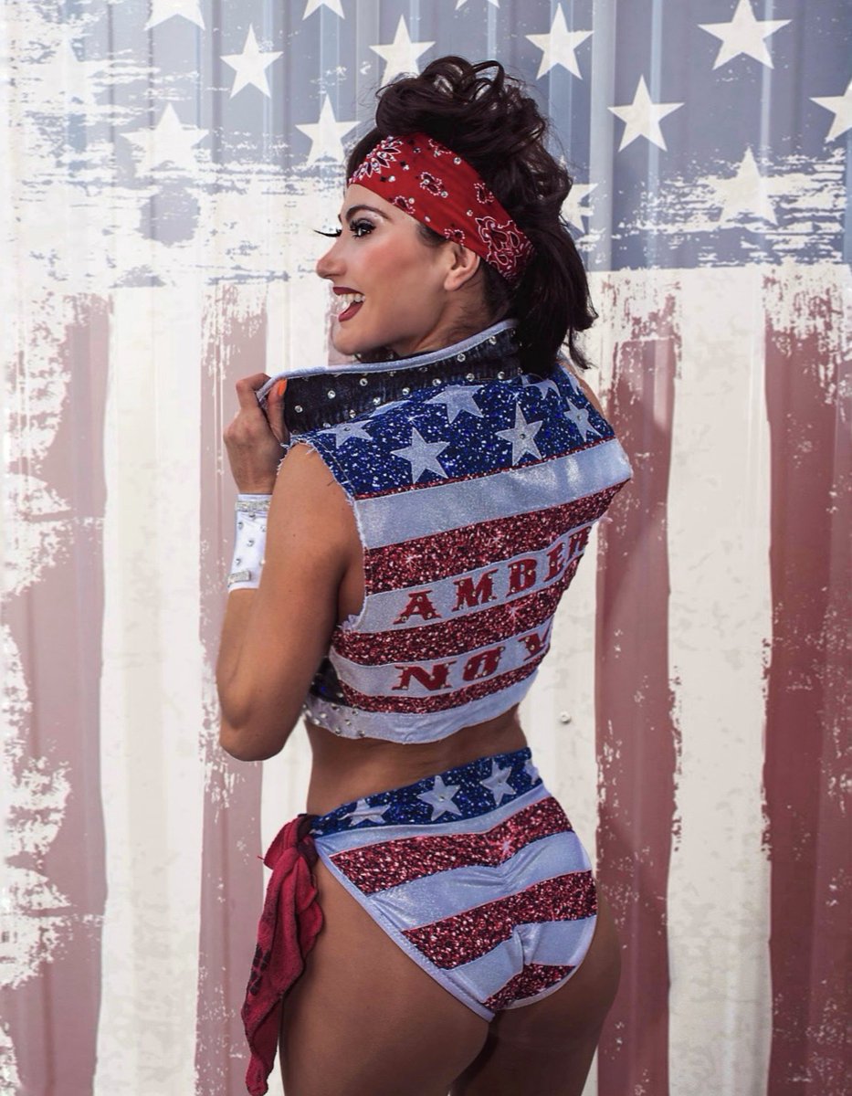 🇺🇸🧨 Happy #4thofJuly2025 💥
From your #AmericanWoman 👩🏻‍🔧
❤️Freedom is Not Free🤍
Thank you 🙏🏼 to all who have served and sacrificed so we may celebrate this day. 🇺🇸💙

#July4th #BorninTheUSA #AmberNova #WomensWrestling