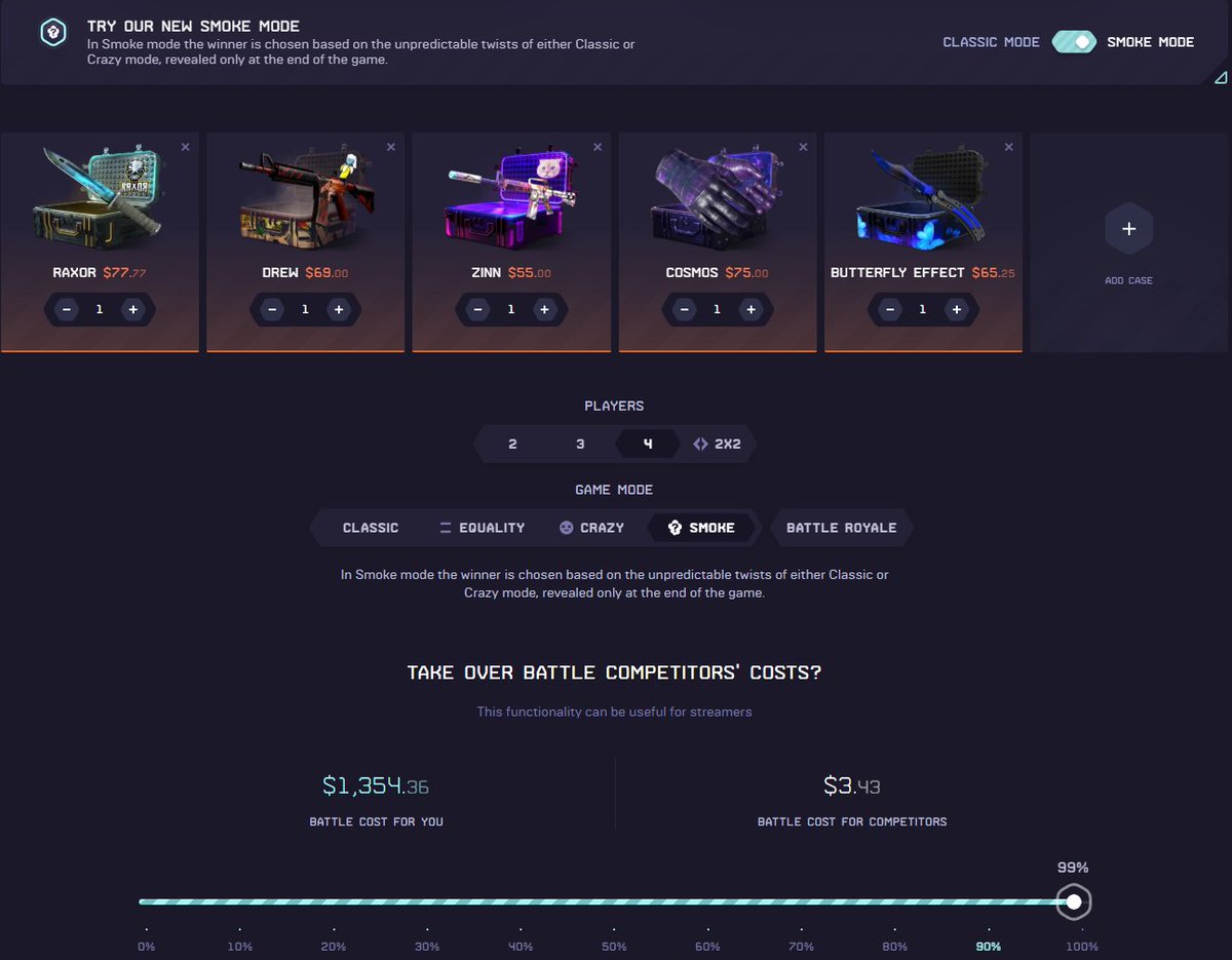 🎁$1354 Battle Giveaway Datdrop! (%99 sponsored)
🆚2x 1v1 (4 Winner)
💨Smoke Mode
✅Retweet + Like
💵Deposit $500 on code ''Raxor'' + ''Rax''

⏳Rolls 07.11 (Friday)

🛑Send *FullScreen* proof in comments .! (only the deposits after this post counts)!