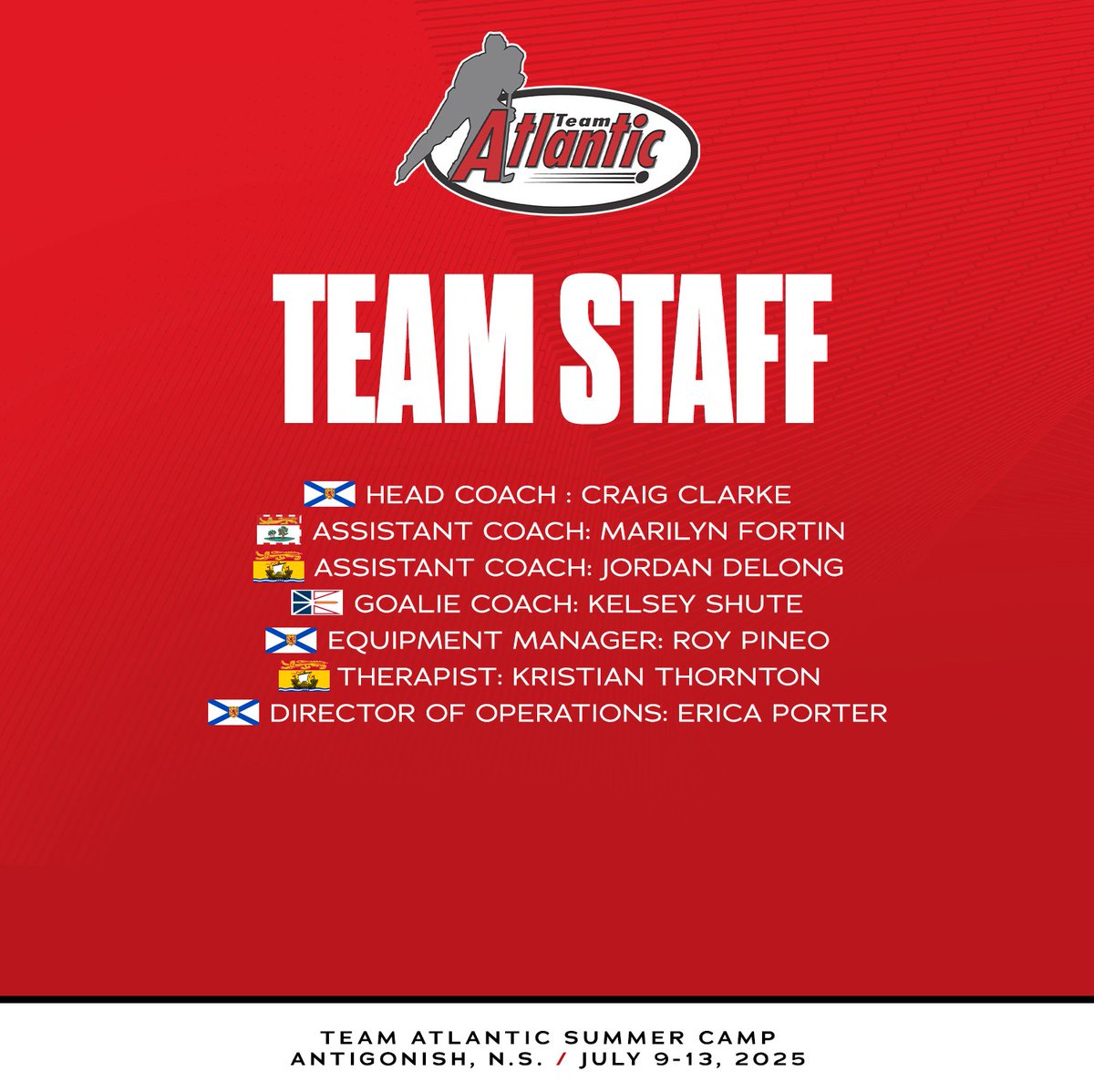 TeamAtlanticU18's tweet image. CAMP ROSTER ANNOUNCED 🌊

We&apos;re proud to announce our 2025 summer camp roster!

Set to take place at St. FX University in Antigonish, N.S., from July 9–13, 2025, 42 of the region&apos;s best will be in attendance.

Good luck, everyone!

@HockeyNB | @HockeyPEI | @HockeyNB | @HockeyNS