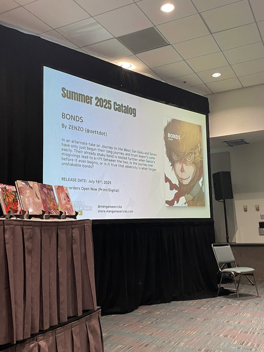 ๐งญMangaAlerts #uw7s๐ (@mangaalerts) on Twitter photo Next up is a Summer 2025 title showcase!
Up first is BONDS by ZENZO <a href="/zettdot/">๐
๐ด๐ฝ๐
๐พ</a> !
โข The story is an alternate take on Journey to the West, in which Son Goku and Sanzo have only just begun their long journey, and trust doesn't come easily.
โข Really cool art and a unique take on Next up is a Summer 2025 title showcase!
Up first is BONDS by ZENZO <a href="/zettdot/">๐
๐ด๐ฝ๐
๐พ</a> !
โข The story is an alternate take on Journey to the West, in which Son Goku and Sanzo have only just begun their long journey, and trust doesn't come easily.
โข Really cool art and a unique take on