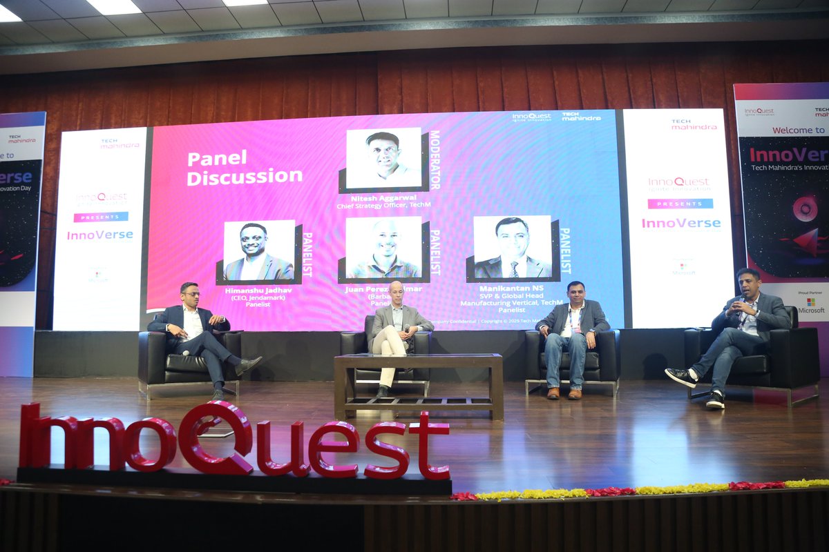 💡InnoVerse 2025: A Celebration of Innovation at @Tech_Mahindra!

Tech Mahindra was alive with energy and imagination as we came together for InnoVerse 2025, our annual #InnovationDay. The event was a vibrant showcase of bold thinking, cross-functional collaboration, and our