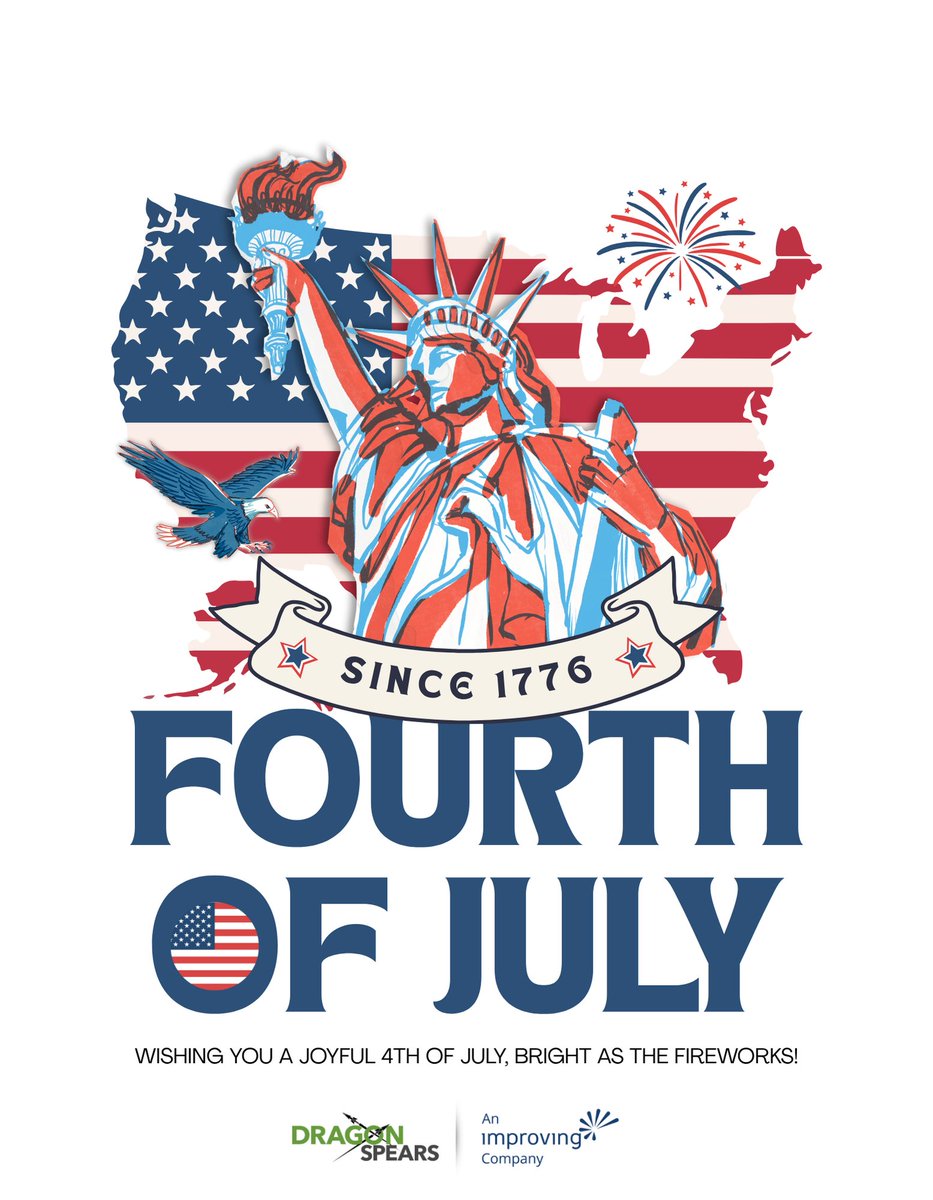 Happy Fourth of July! Wishing you all a relaxing day honoring our freedom and our nation! 🎆

#FourthOfJuly #IndependenceDay #CelebrateFreedom