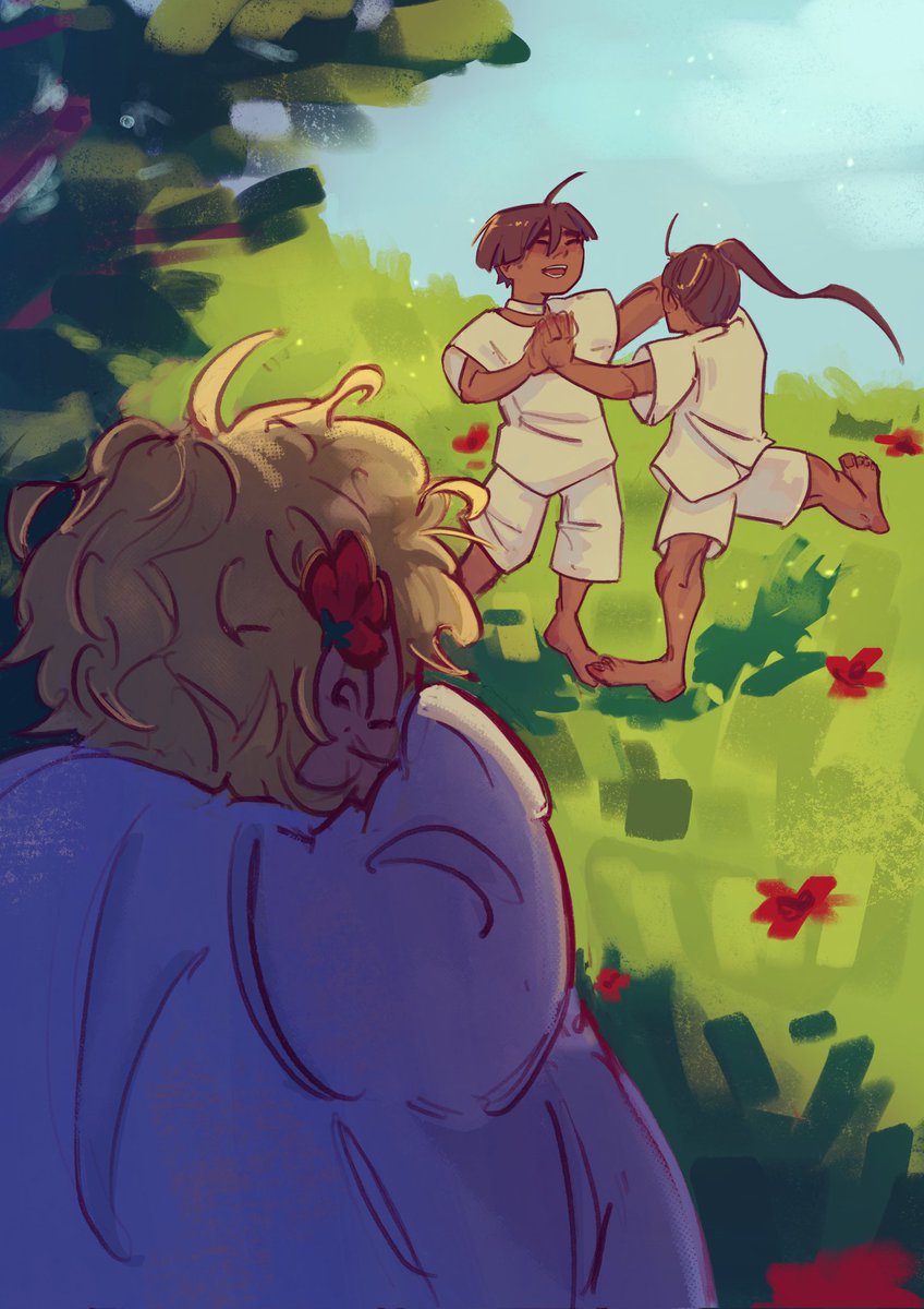 charliem_69's tweet image. my piece for @AnaktGardenZine
#alnst #hyuna #luka #hyunwoo