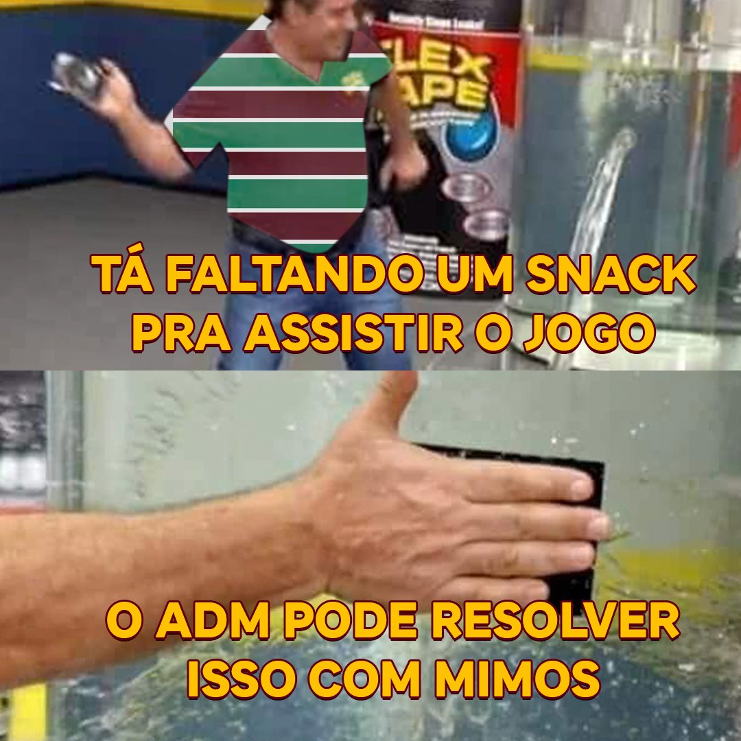 E aí, meus sheiks tricolores, o que NÃO pode faltar no pedido de mercado pra ver o jogo no grau? 

Responde aí com #iFoodNaCazéTV que o ADM tá on e pode turbinar seu jogo, hein 👀🔥