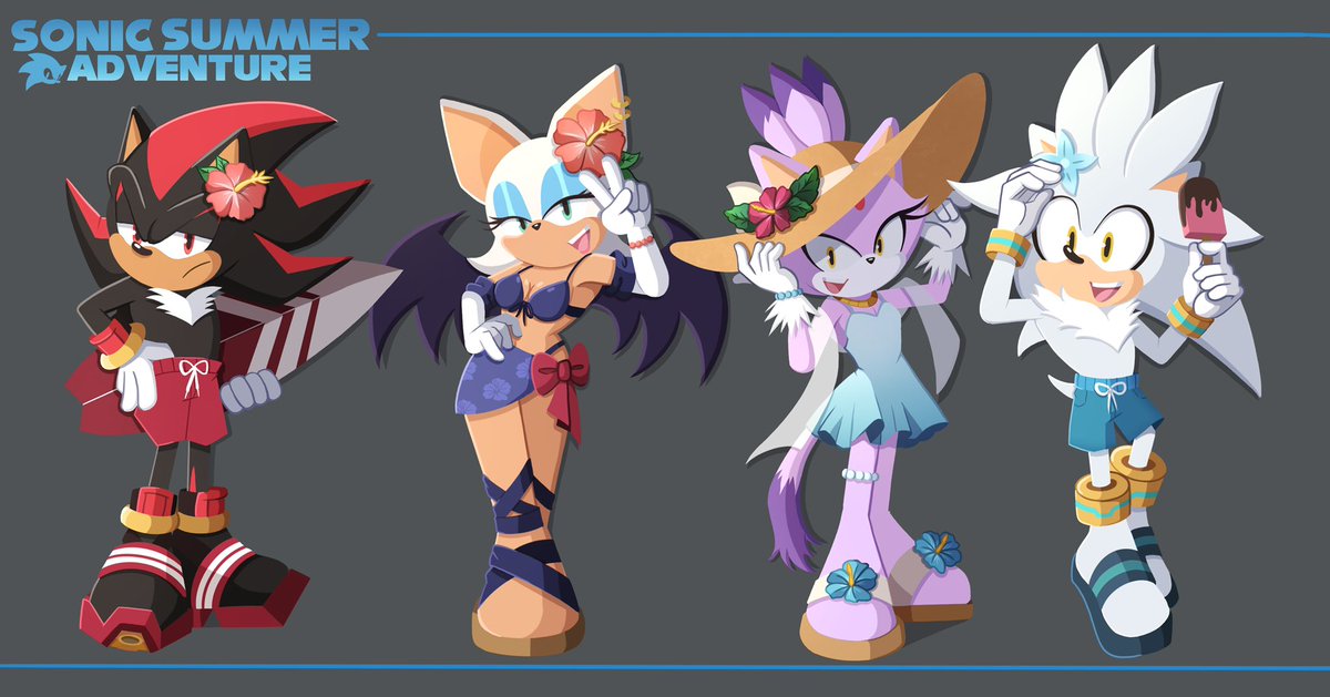jenuilar's tweet photo. Here are Part 1 of my Sonic Summer Character line ups 👀✨

#sonic #SonicTheHedgehog #sonicfanart #fanart https://t.co/8SjPELol2S