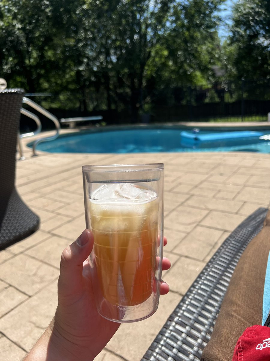 Mom threw ice in the beer to keep it cold. Right idea, wrong execution. #NotComplaining