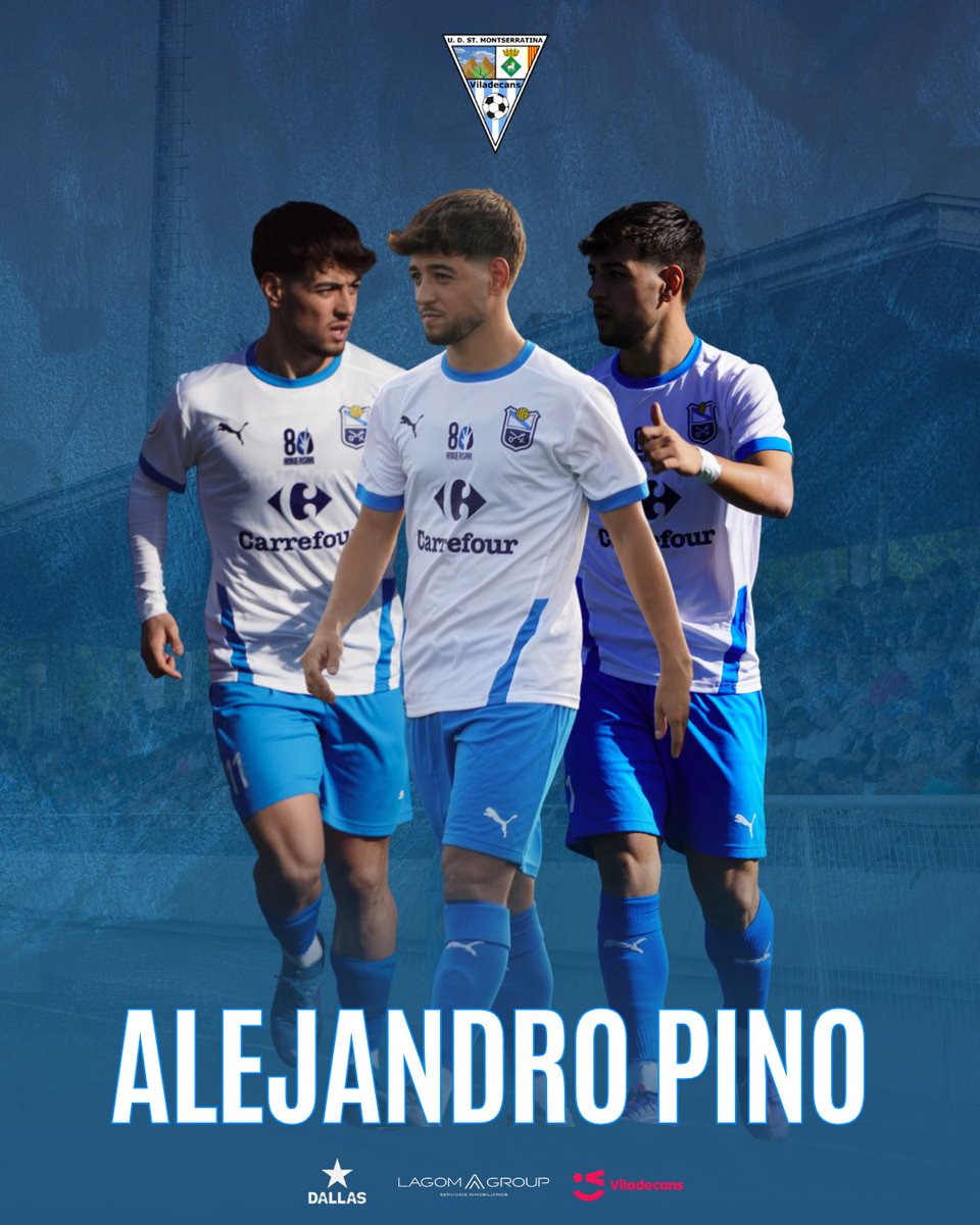 FICHAJES | ✍️

💣 <a href="/_alejandropino/">Alejandro Pino</a> vuelve a casa y se convierte en la gran bomba del mercado en #2Cat. 

🔝 Llega procedente del <a href="/aeprat1945/">AE Prat</a>, con el que llegó a jugar en #TerceraRFEF. 

#MareaAzul