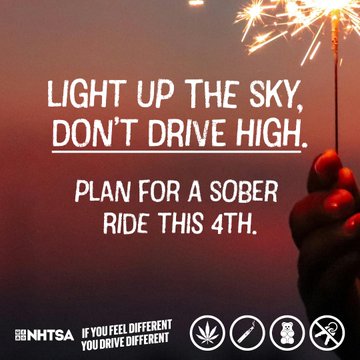 Happy Fourth of July! 🇺🇸

Celebrate safely this holiday weekend and remember to plan ahead for a sober ride.  
#DriveSober#FourthOfJuly