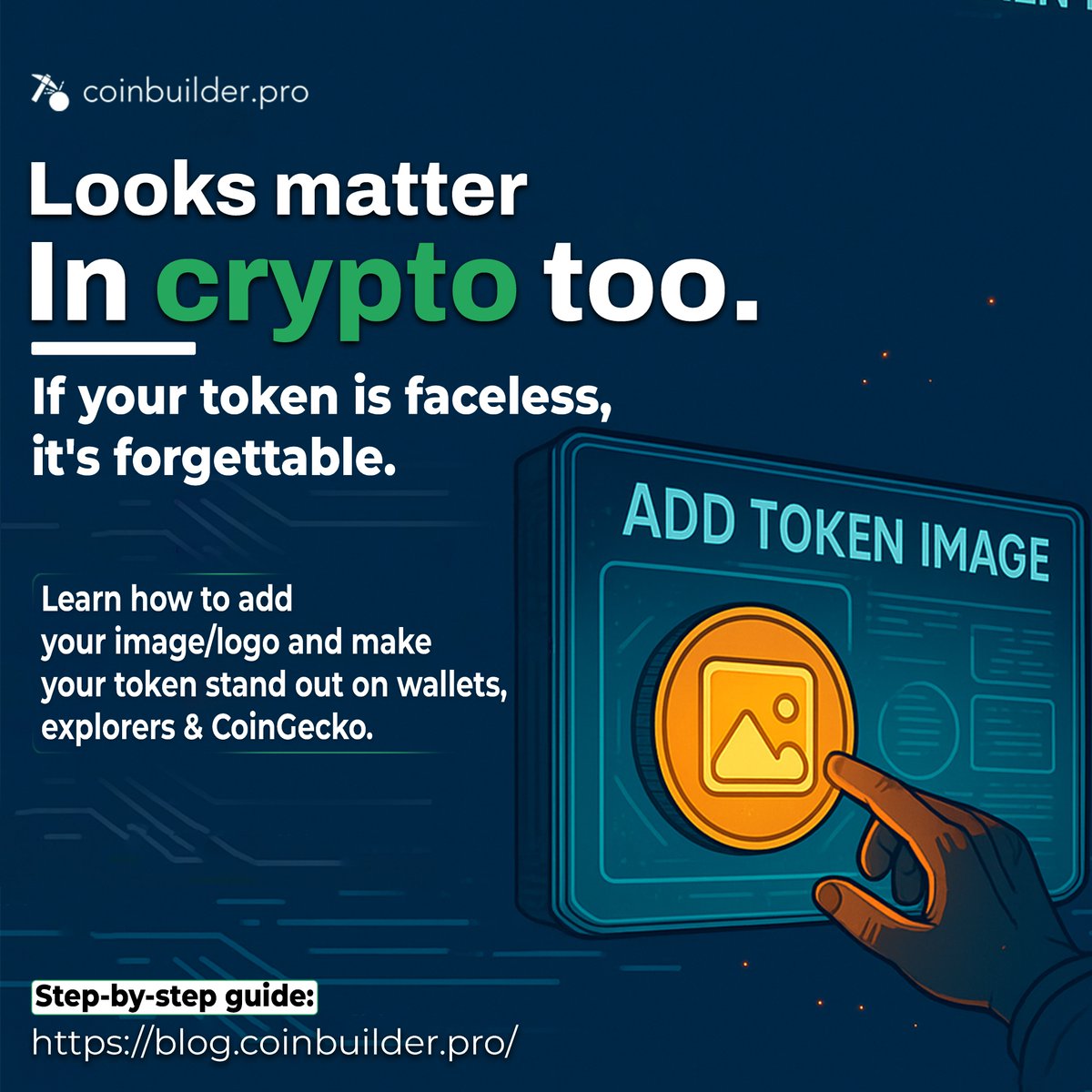 coinbuilder_pro's tweet photo. 🖼️Just launched your token? Great. But does it have a face yet?

Most people forget one important step after creating a token with https://t.co/W9OgfEKJGW

📘Read the full guide here:
👉https://t.co/GvLw3aoSxn

#CoinBuilderPro #FUNToken #IndependenceDay #CryptoLaunch #CryptoNews https://t.co/UhMISqT4Sy
