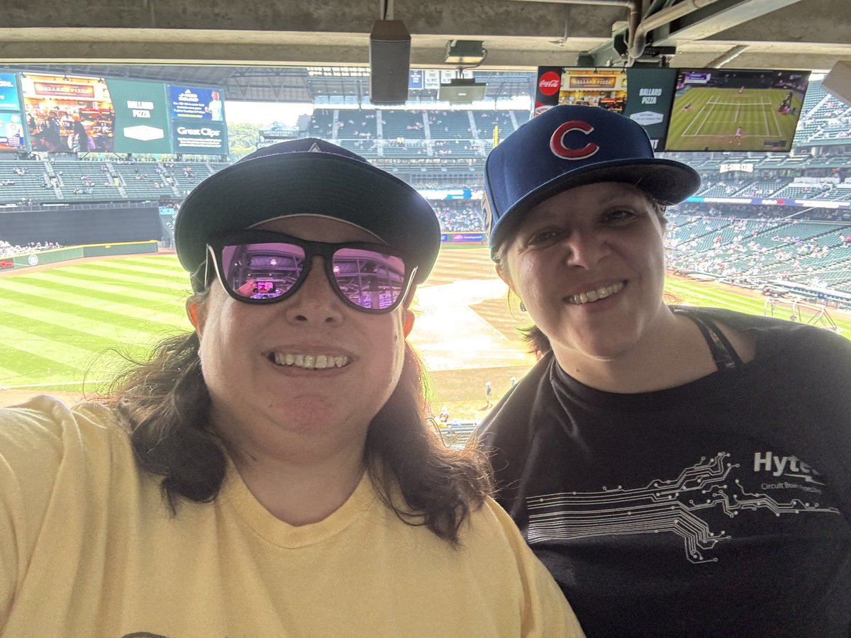 At the <a href="/Mariners/">Seattle Mariners</a> game! A first for the wife! Let’s get a W!