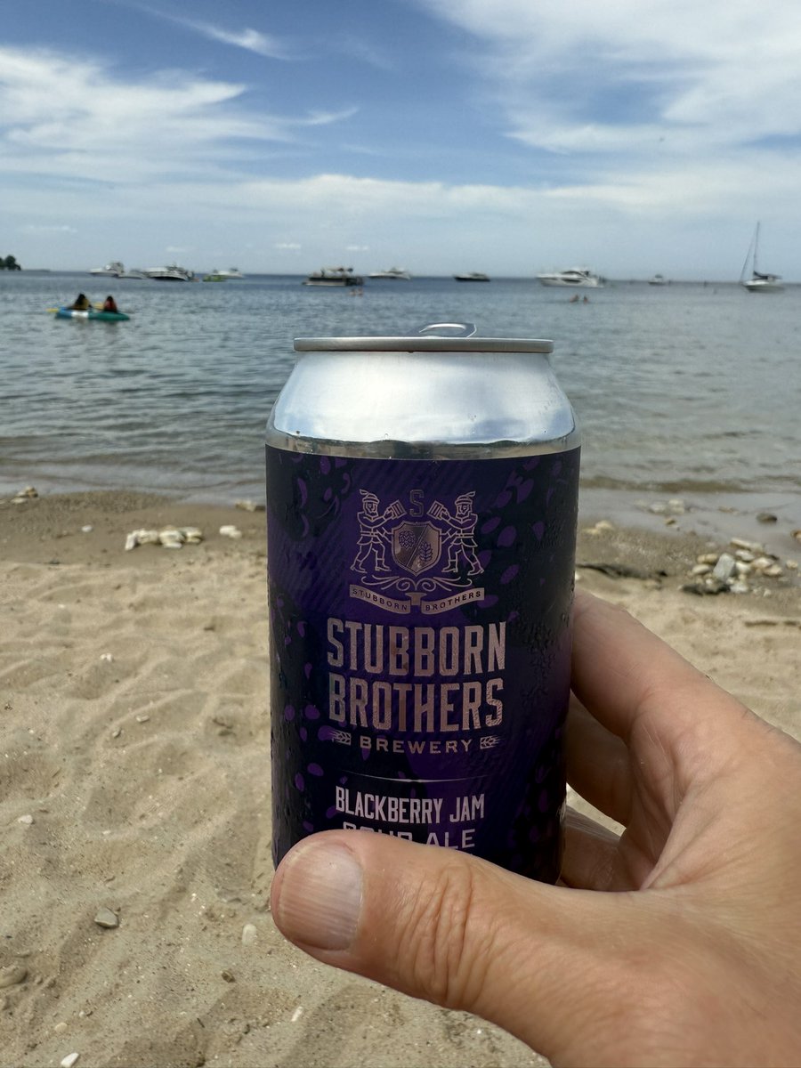 The perfect Fourth: Egg Harbor beach and a cold <a href="/Stubbornbros/">Stubborn Brothers</a>