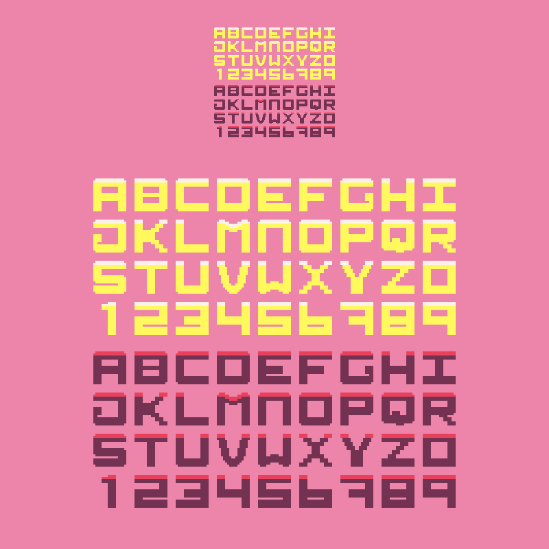 noisechip's tweet image. Here an old fontset 🙂
Right now #commissionsopen 👍
#pixelart #gameart #indiedev #gamedev